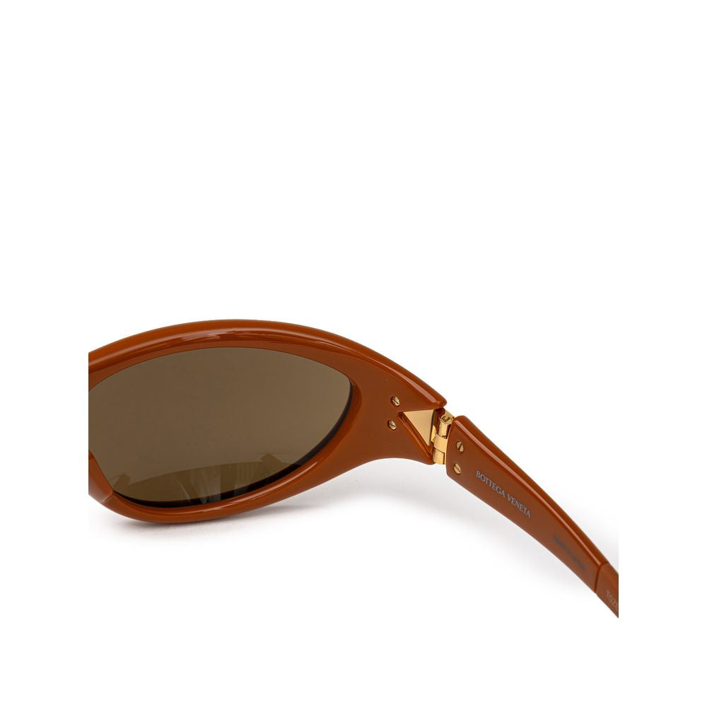 Bottega Veneta BOVE-9735664 Acetate sunglasses in brown — view 4