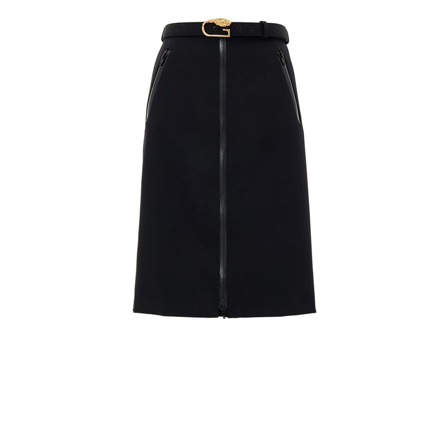 Gucci 98% Wool skirt in black