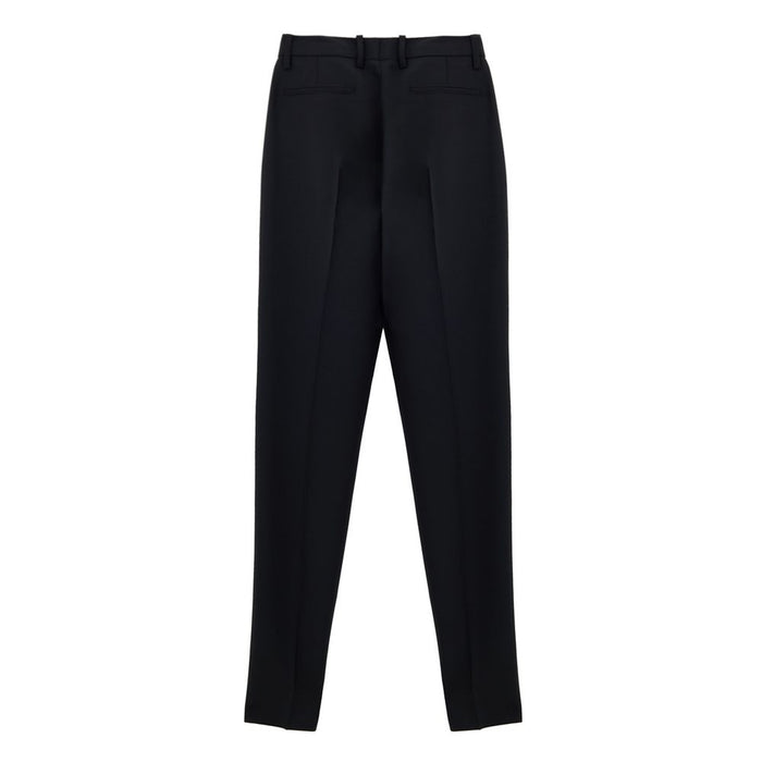 Gucci 60% Mohair trousers in black — view 2