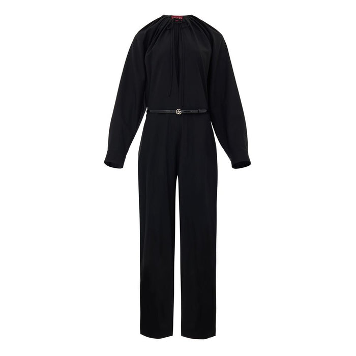 Gucci 96% Wool pant suit in black