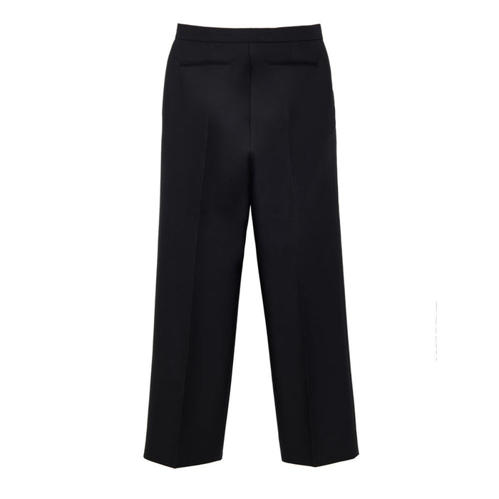 Gucci 84% Wool trousers in black — view 2