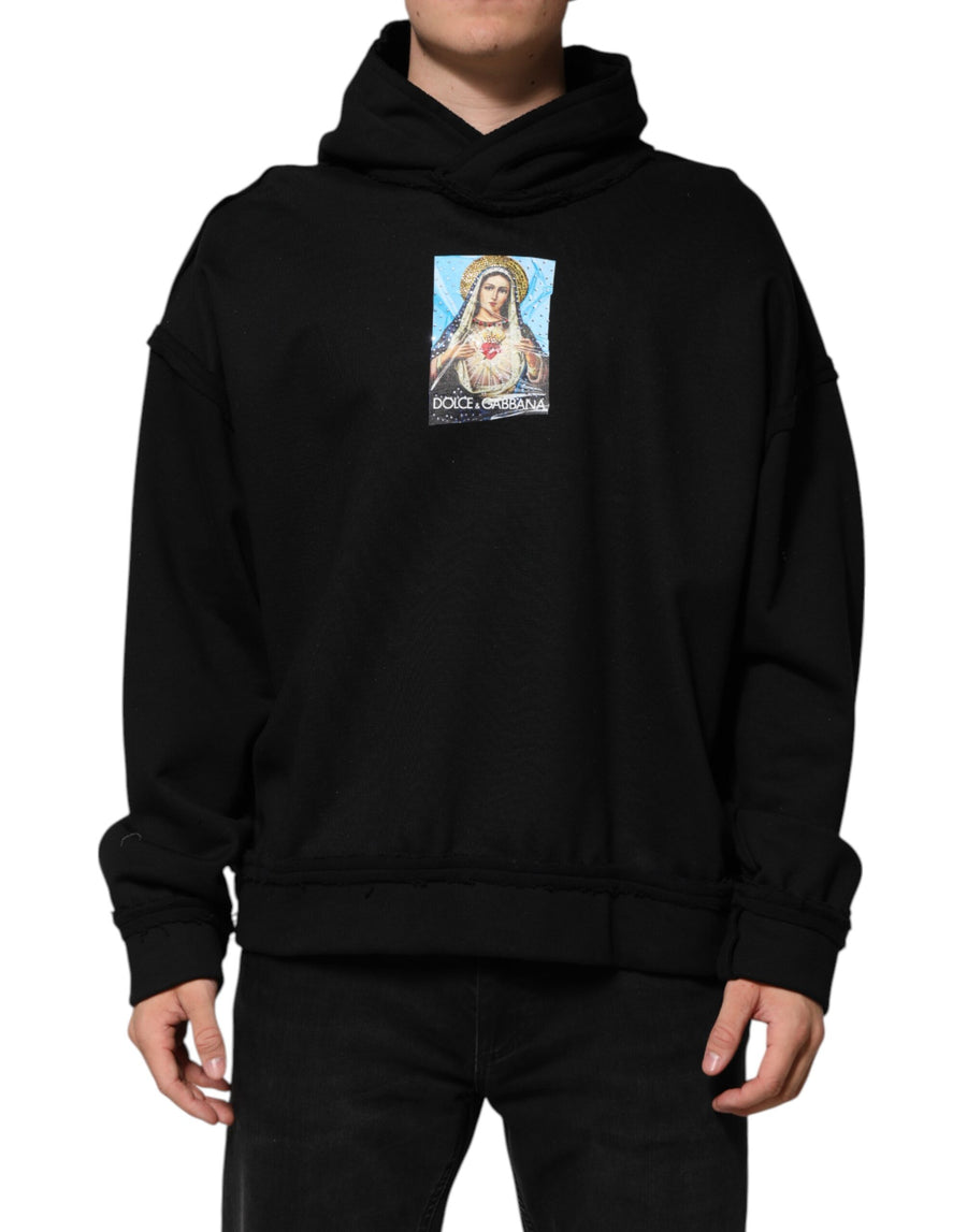 Dolce & Gabbana 100% Cotton hoodie in black