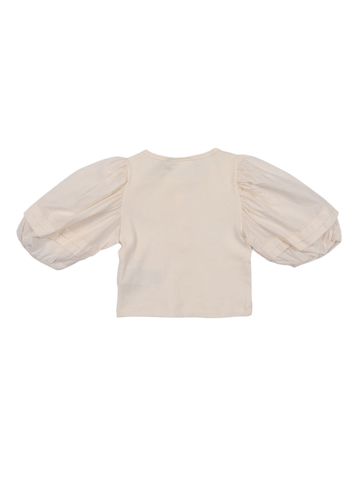 Rawna T-shirts Short sleeves White Cotton Organic Elastane T-shirt