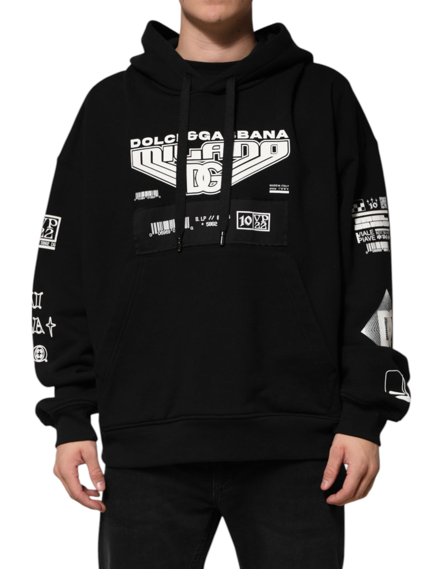 Dolce & Gabbana 100% Cotton hoodie in black