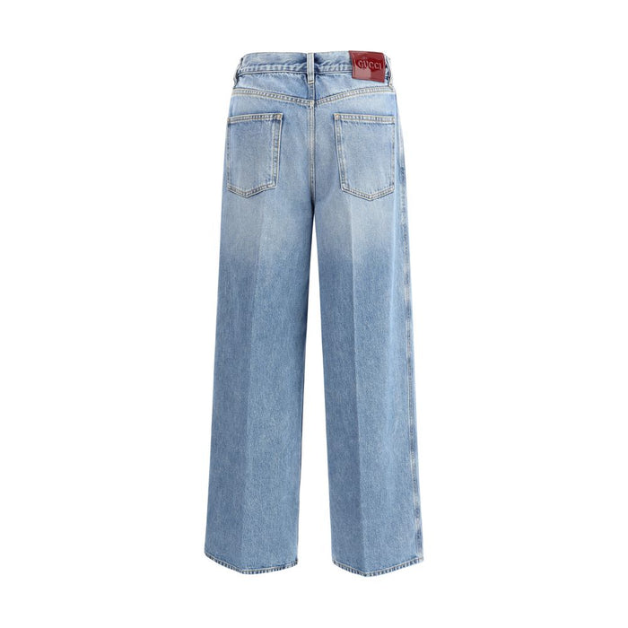 Gucci 100% Cotton jeans in blue — view 2