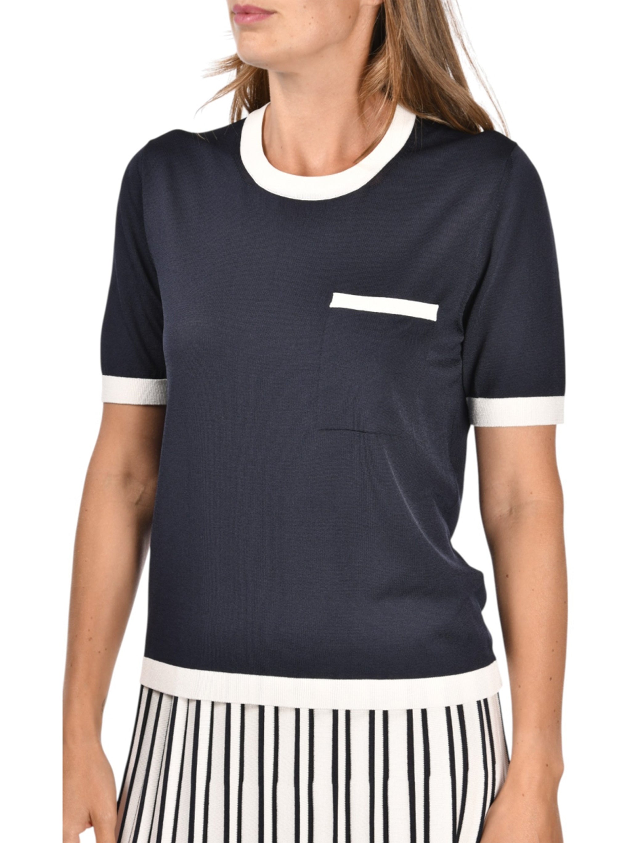 Girocollo Blue Vi Ny Maglia
