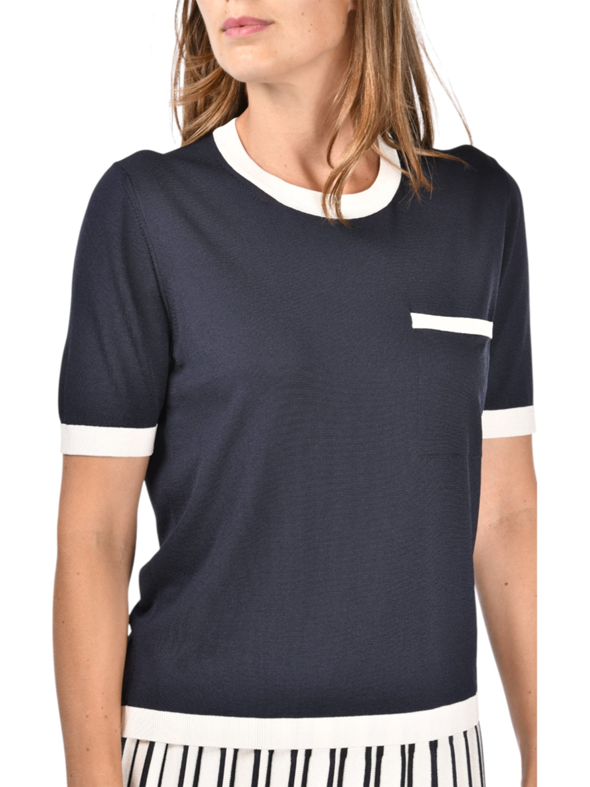 Girocollo Blue Vi Ny Maglia