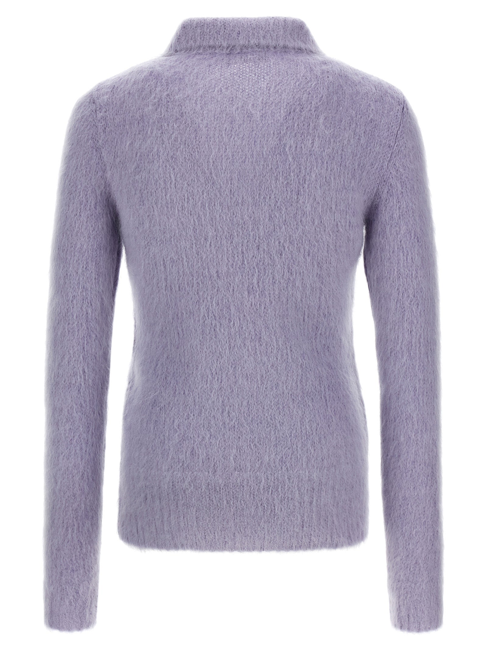 Polo cardigan Purple Mohair Wool Polyamide Sweater, Cardigans