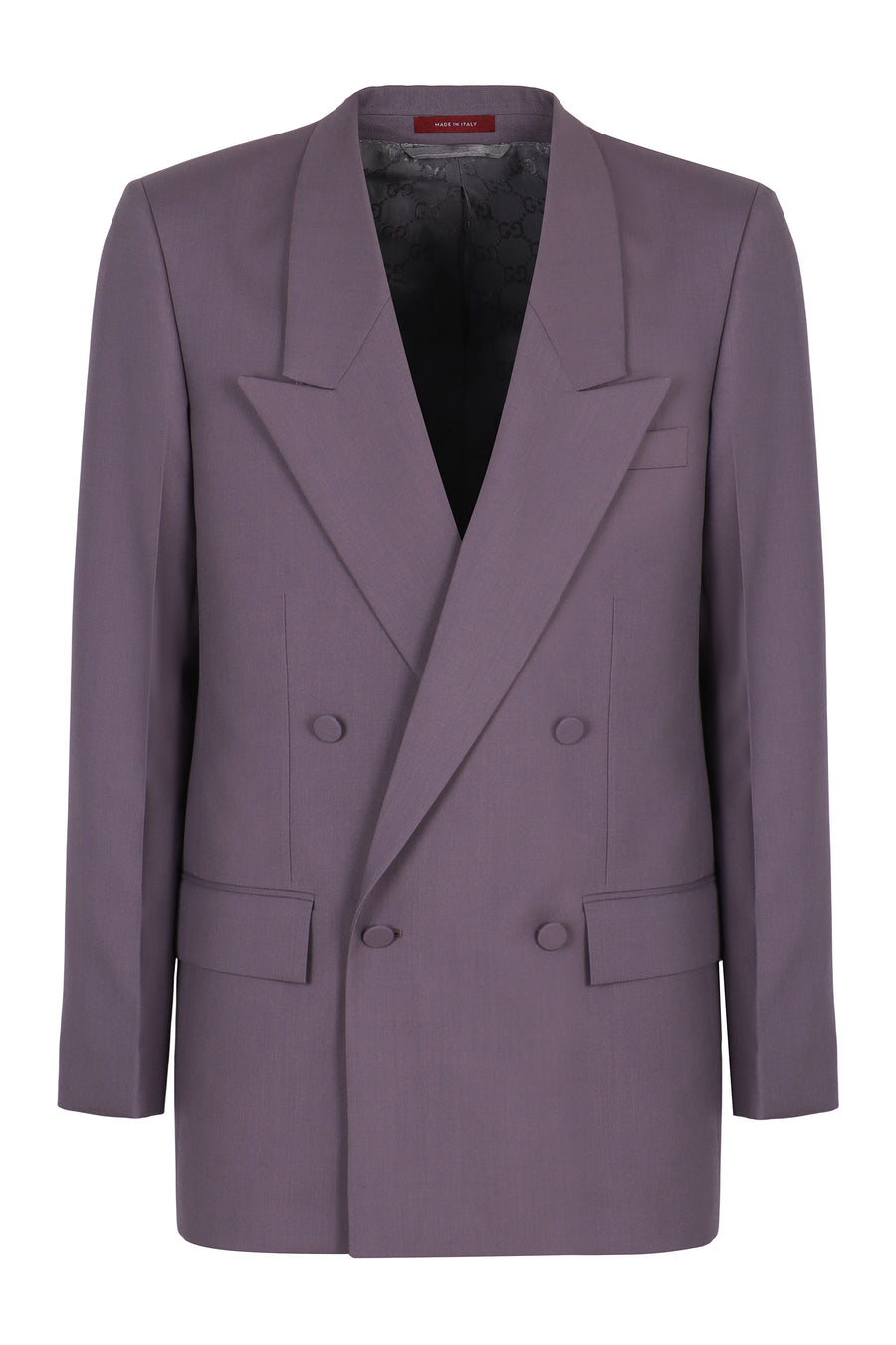 Double-Breasted Jacket Wisteria Polyester Suit & Dinner