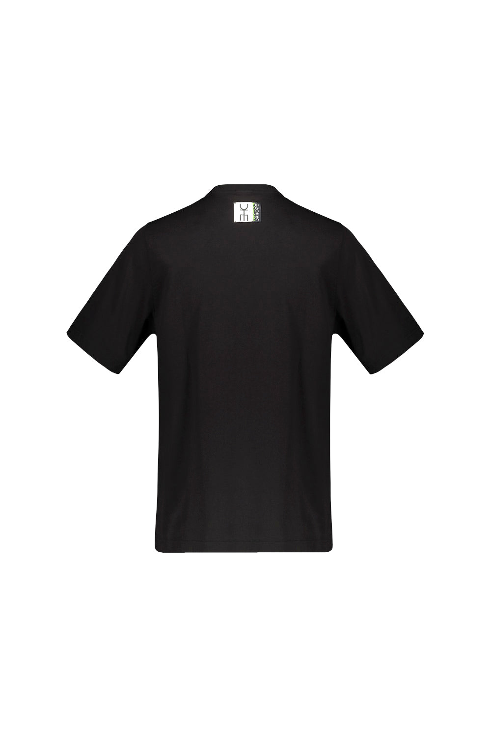 Black T-shirt With Logo Print Cotton