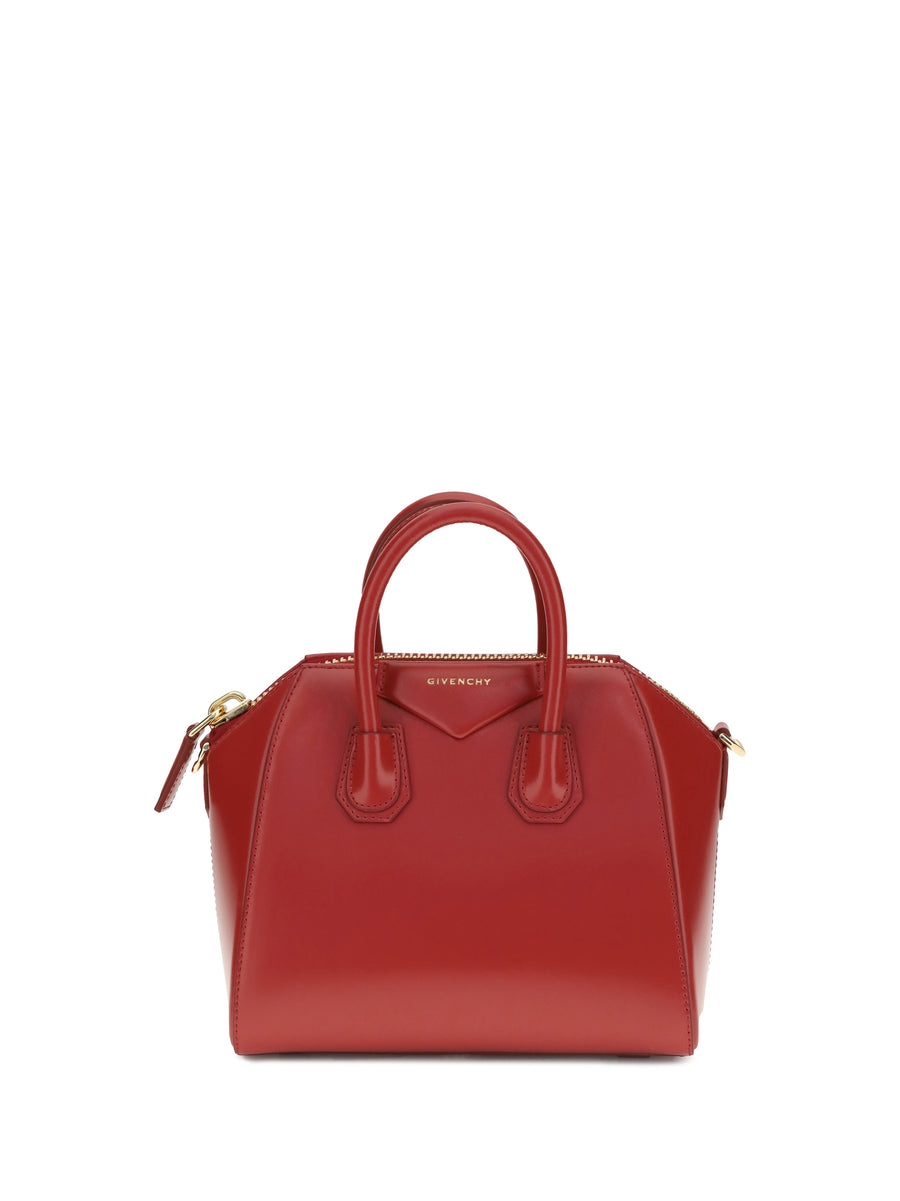 Givenchy 100% calf leather (Bos Taurus) top handle bag in red