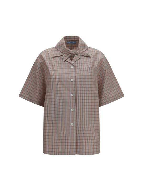 Prada 100% Cotton shirt in beige