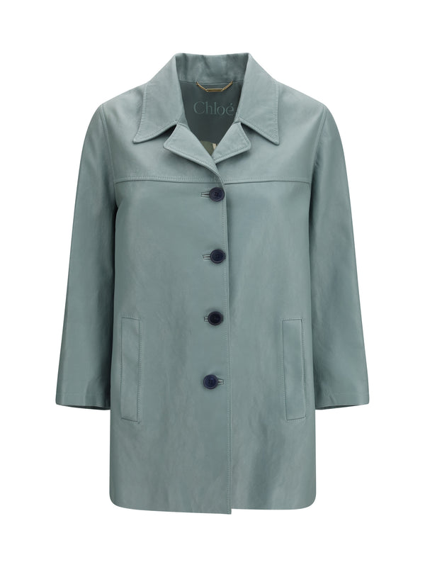 Chloé 100% Lamb jacket in gray