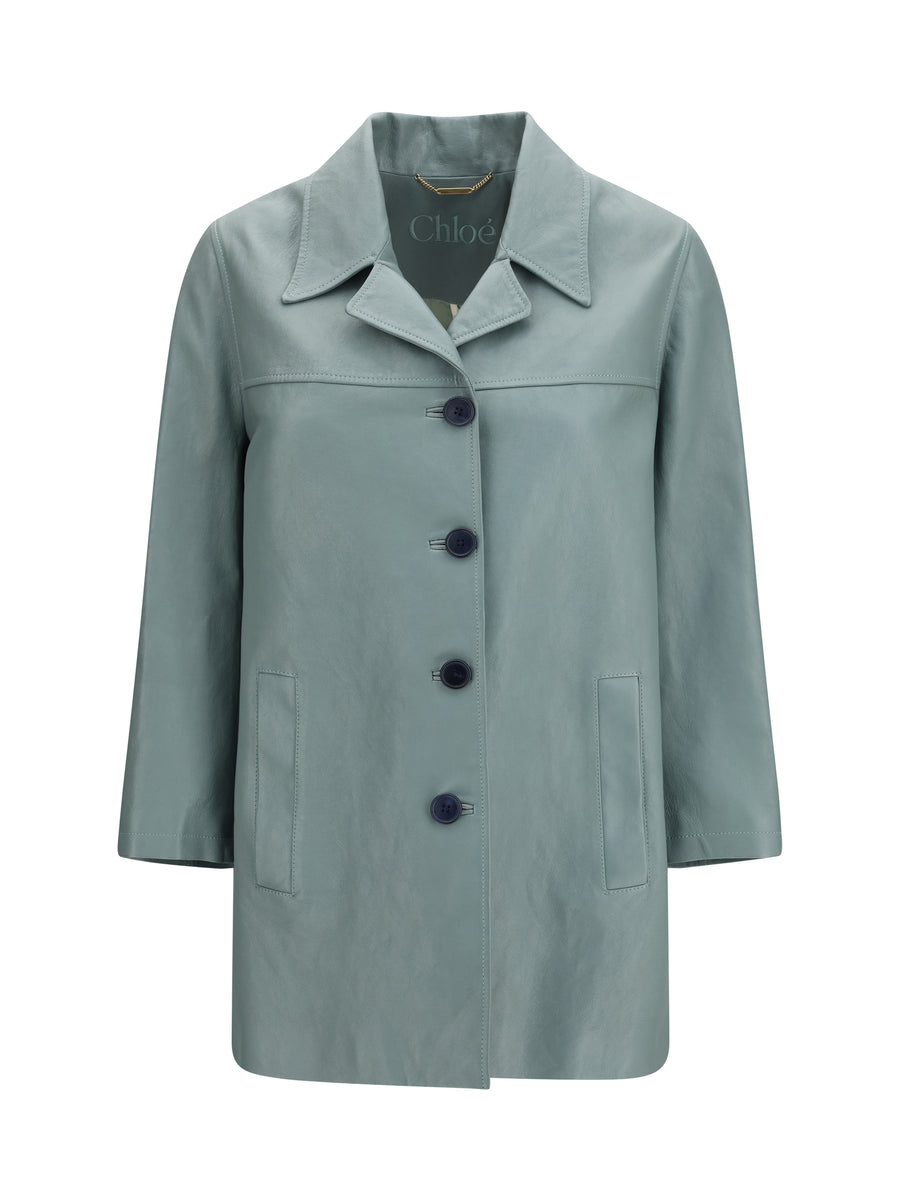 Chloé 100% Lamb jacket in gray