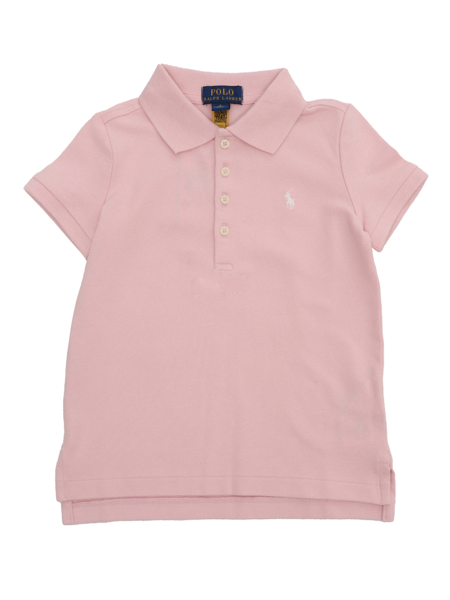 SS POLO SHIR-TOPS-KNIT Pink Cotton Elastane Short Sleeves