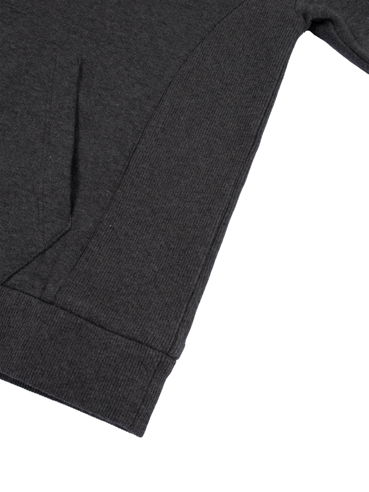Hooded Sweatshirt Grey Cotton Lining