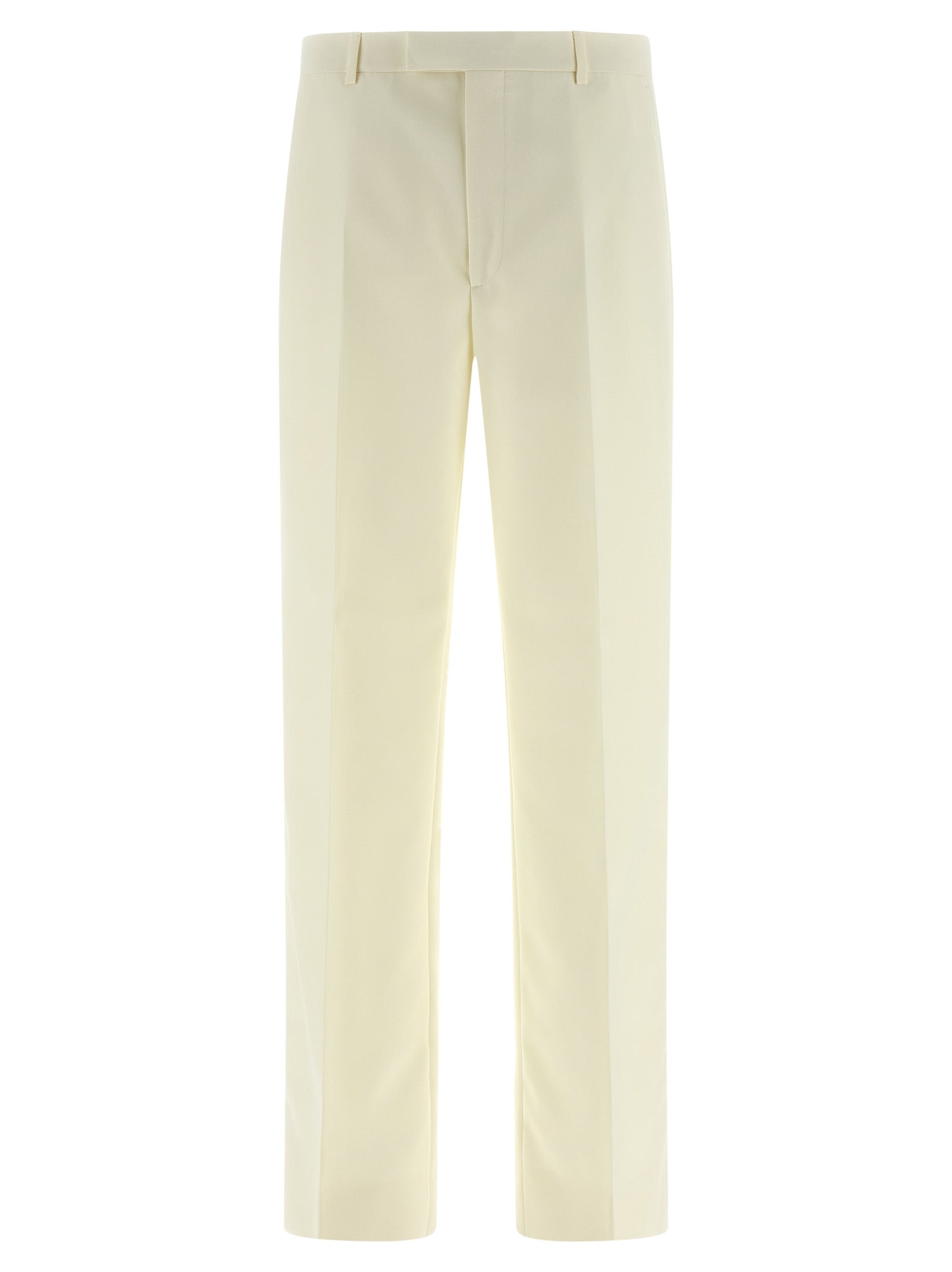 Tailored trousers White Polyester Pant