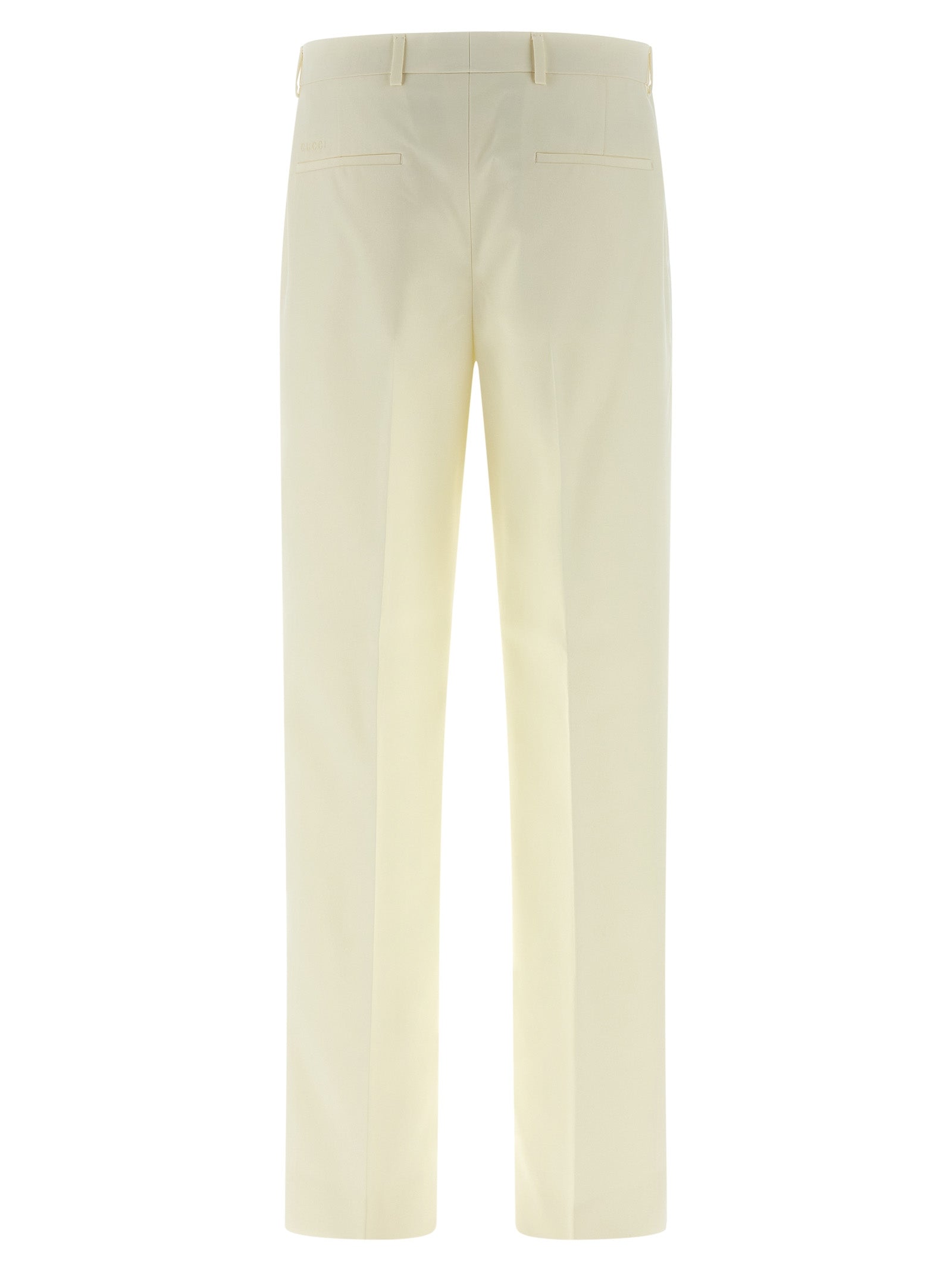 Tailored trousers White Polyester Pant