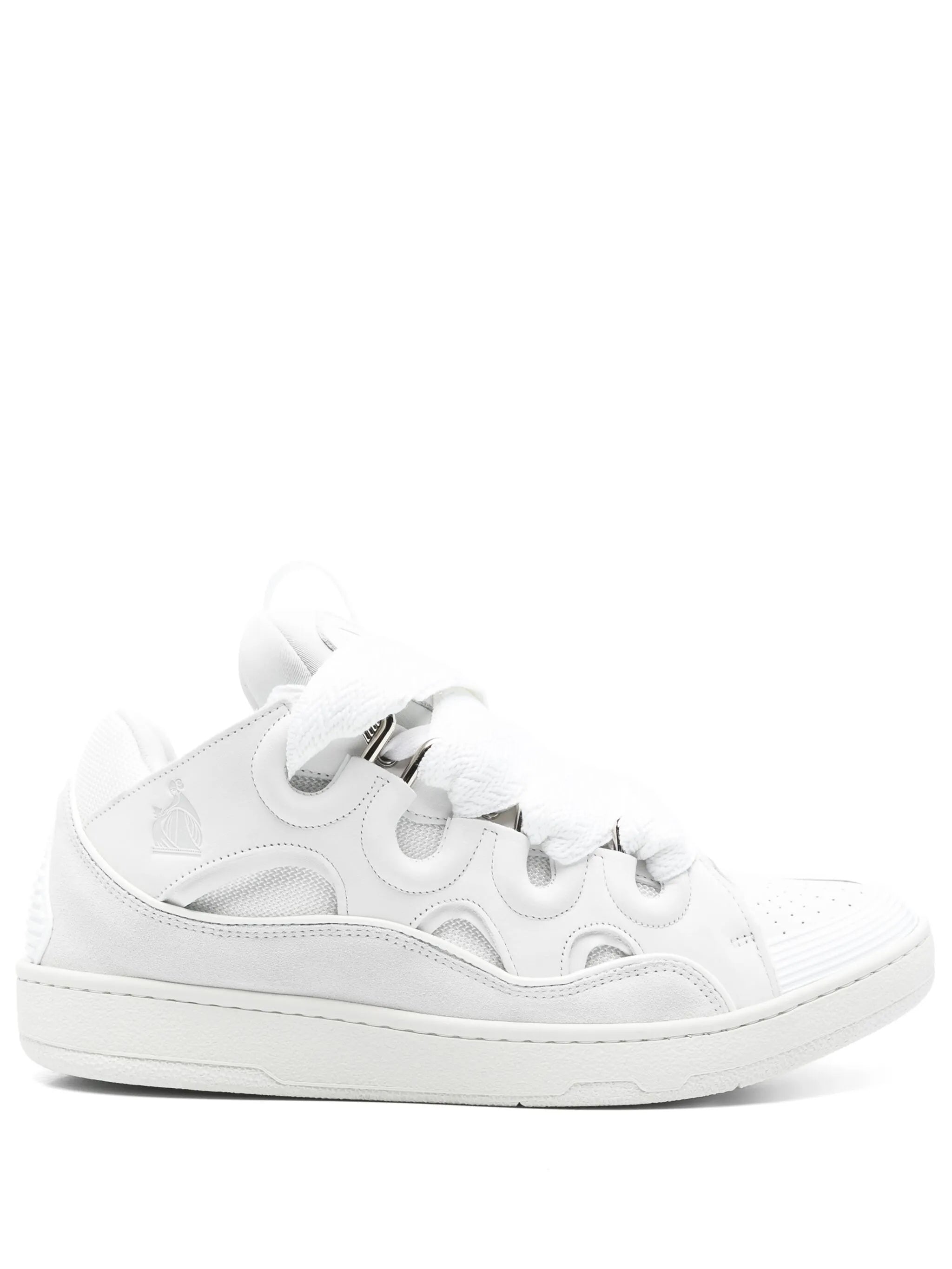 Curb Sneakers White Calf Calzature
