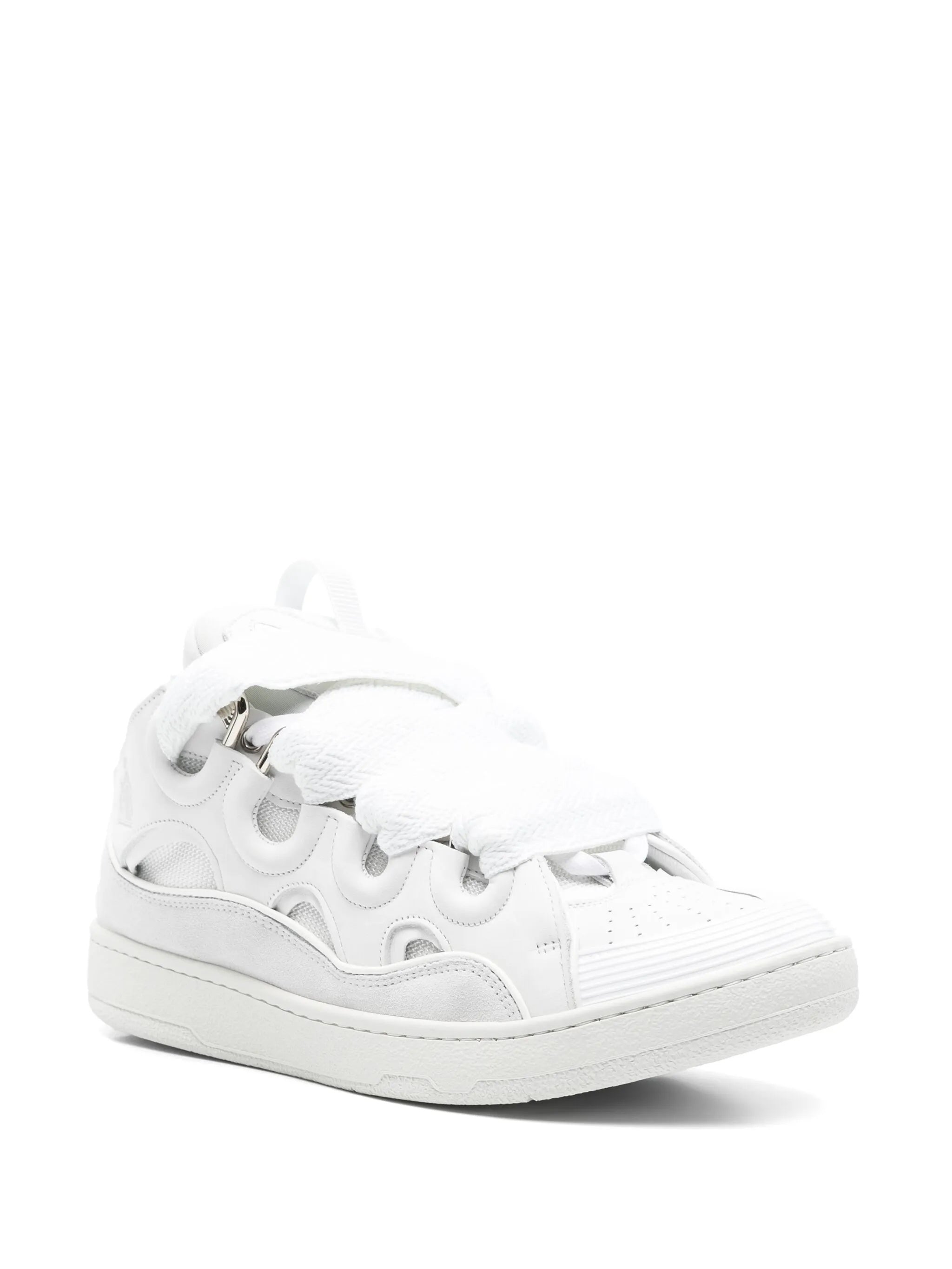 Curb Sneakers White Calf Calzature