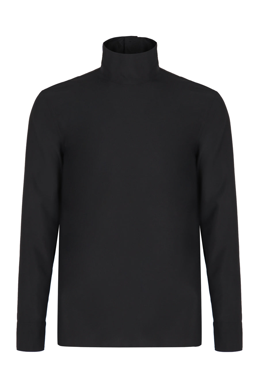 Technical Panama Shirt Black Polyester