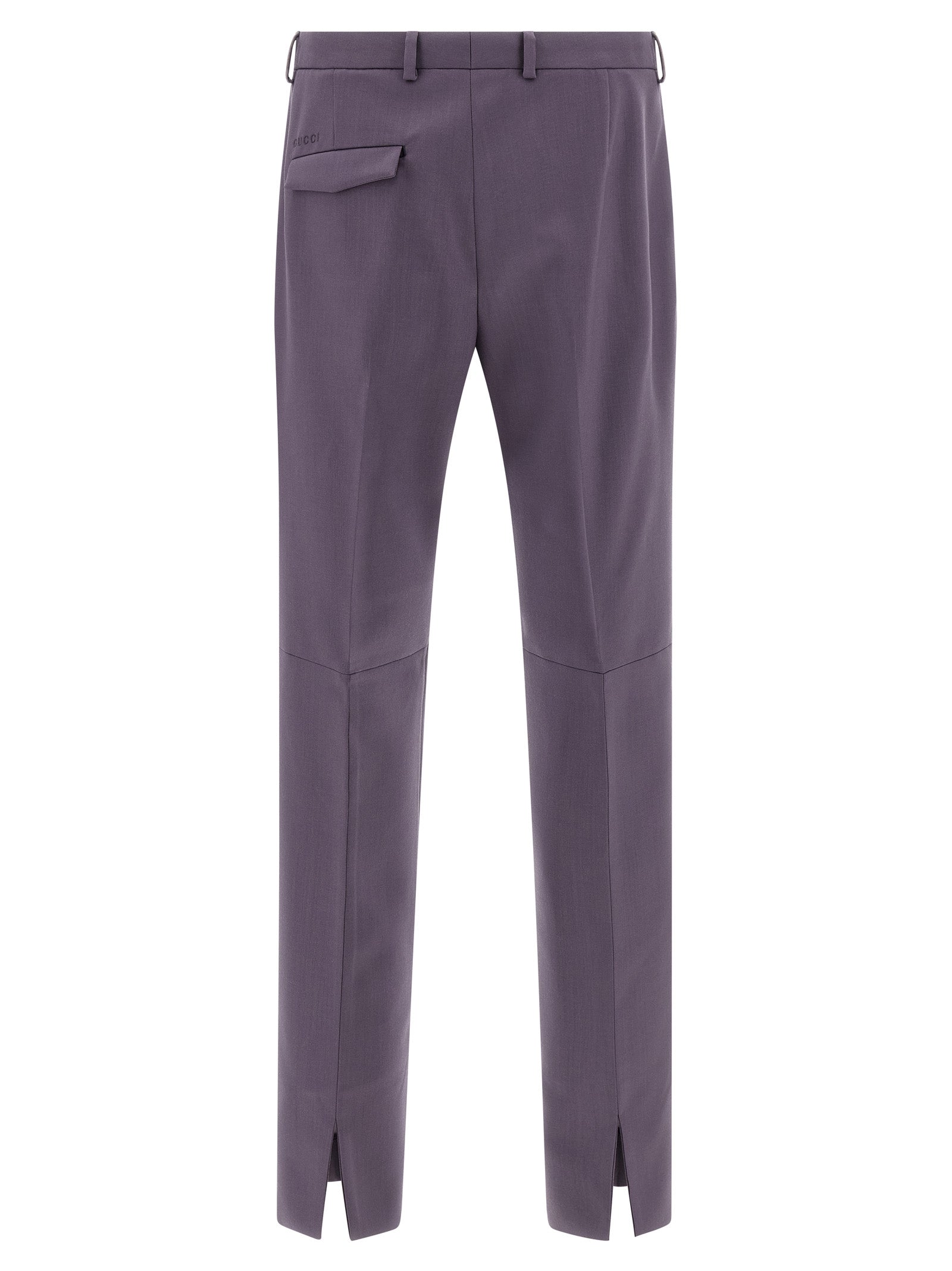 Tailored trousers Purple Wool Pant