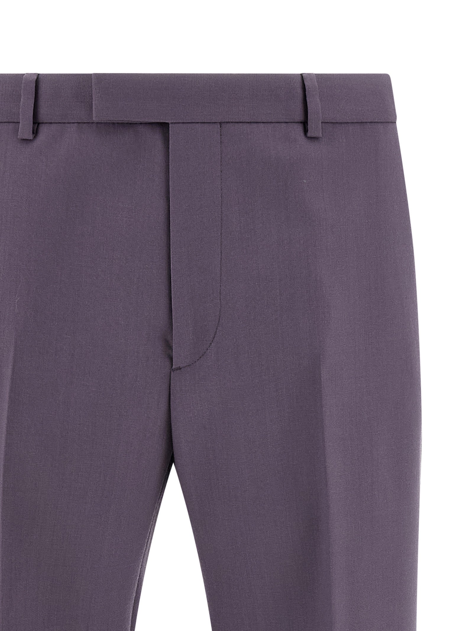 Tailored trousers Purple Wool Pant