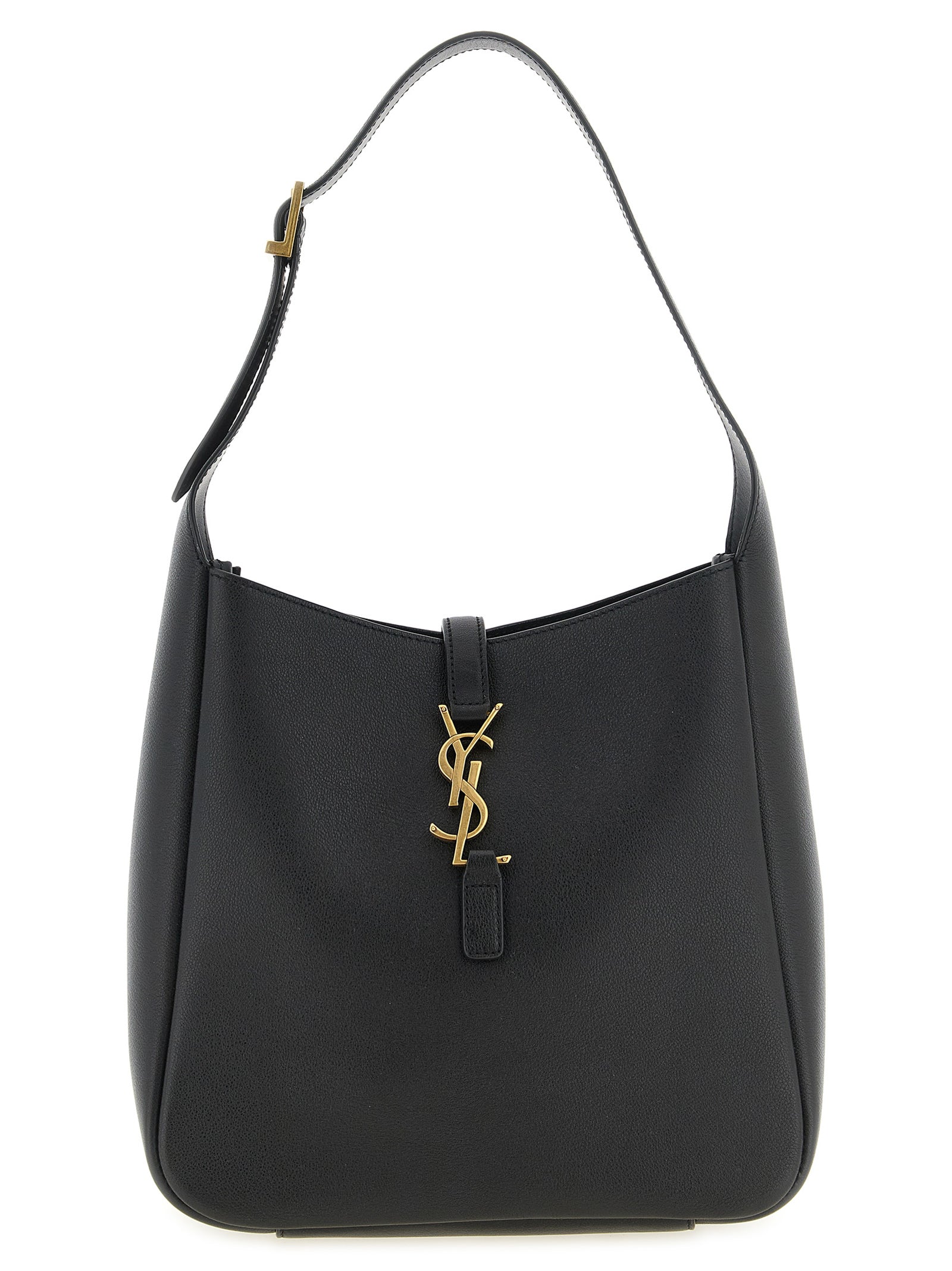 Micro Le 5 à 7 shoulder bag Black Calfskin Leather (bos Taurus)