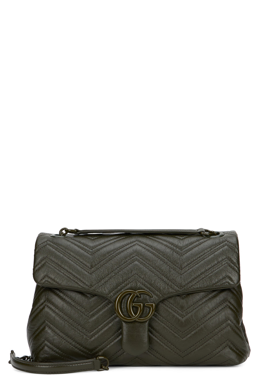 Shoulder Bag Marmont Black Leather Calf Skin