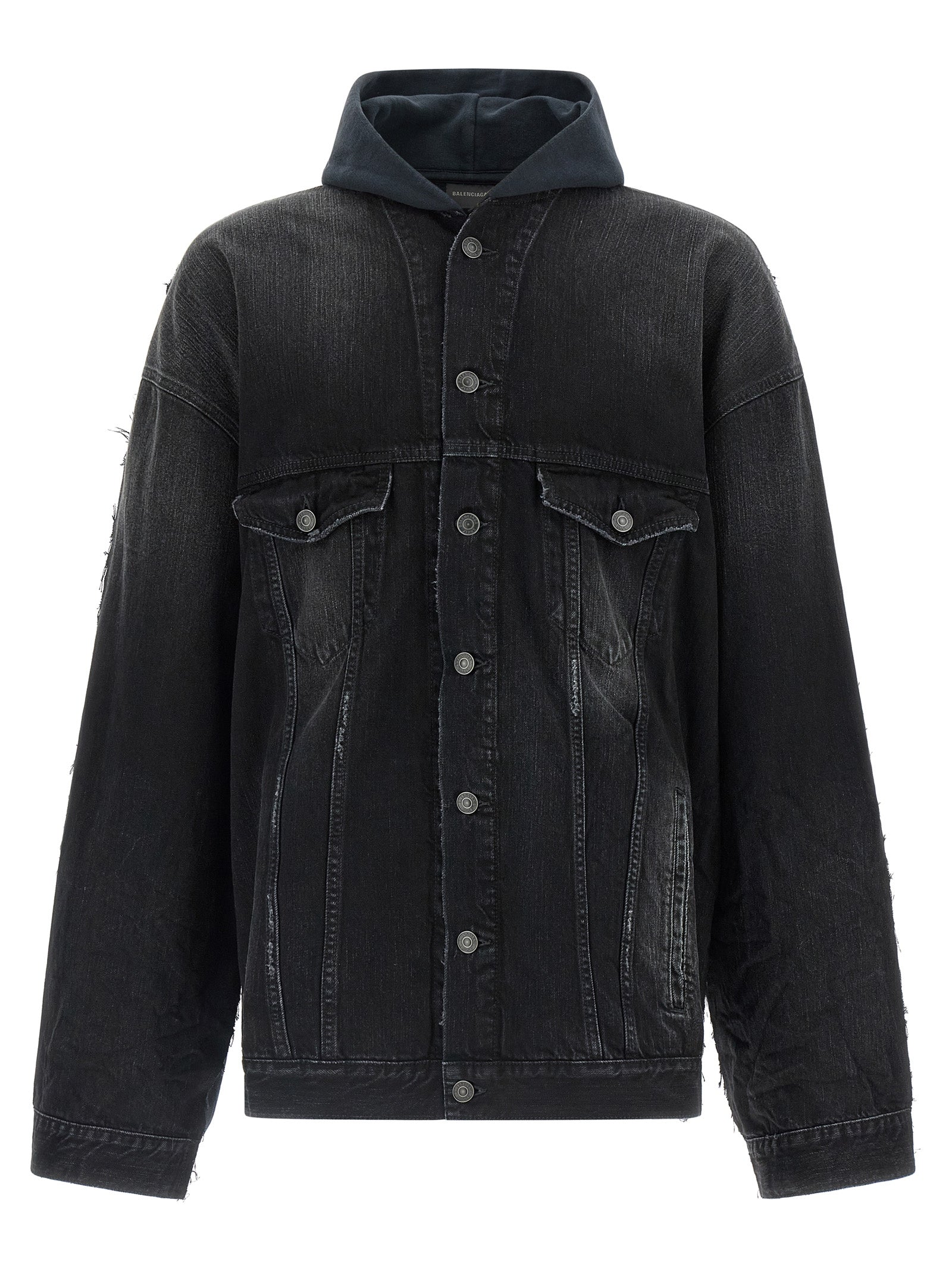 Hybrid jacket Black Cotton Down Jacket, Parka, Casual