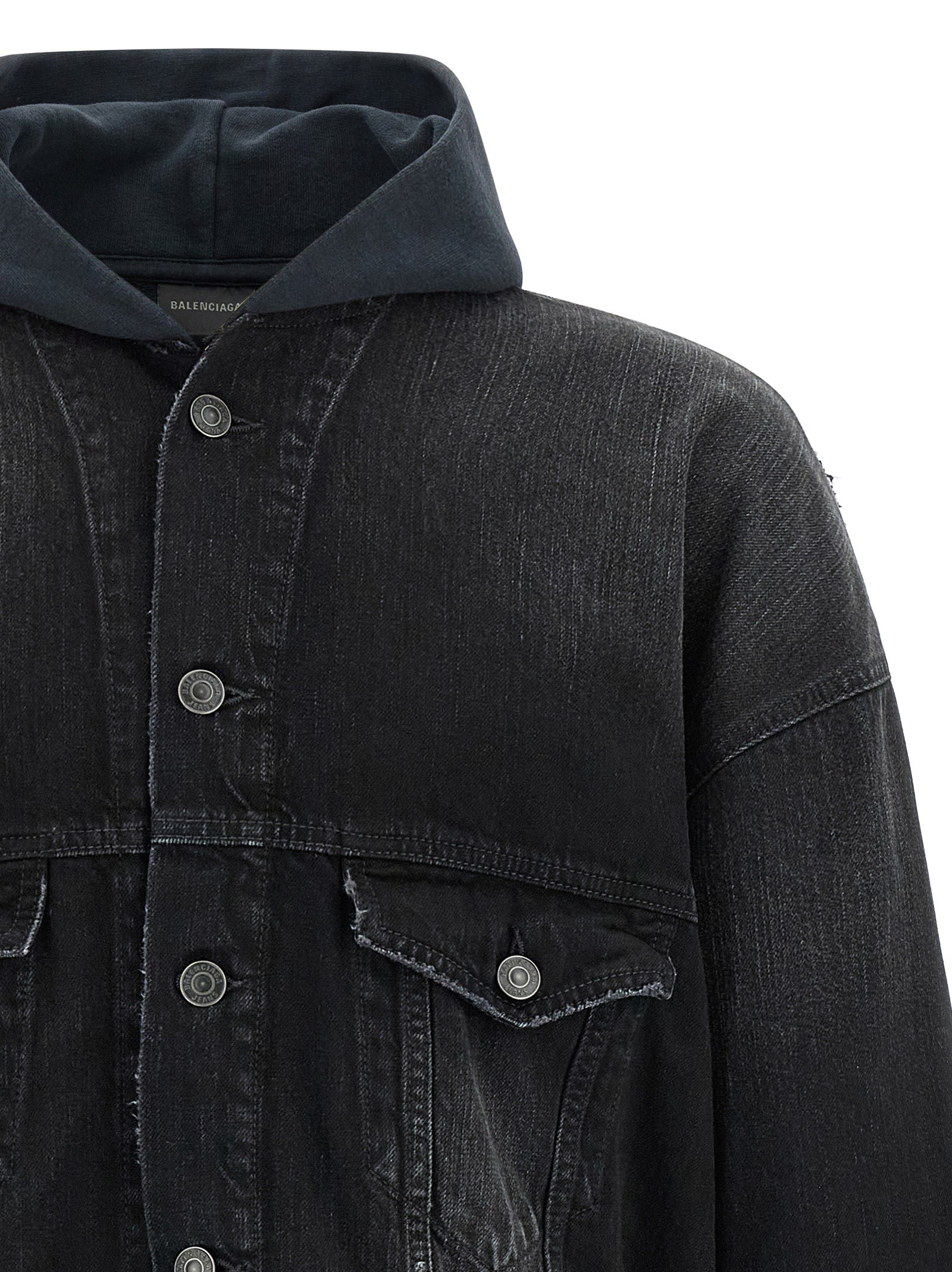 Hybrid jacket Black Cotton Down Jacket, Parka, Casual