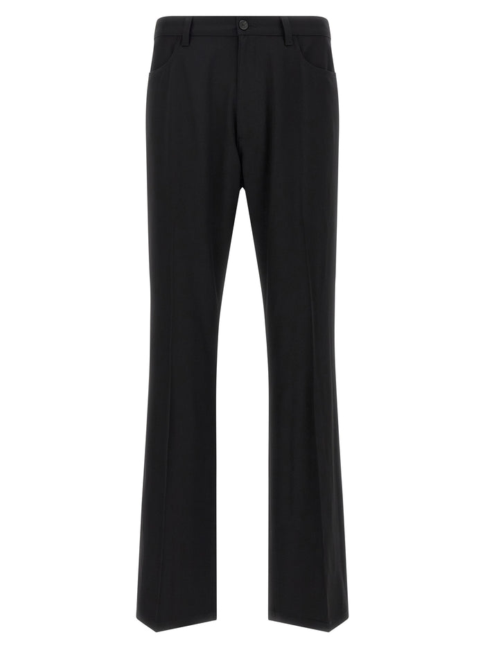 Wool pants Black