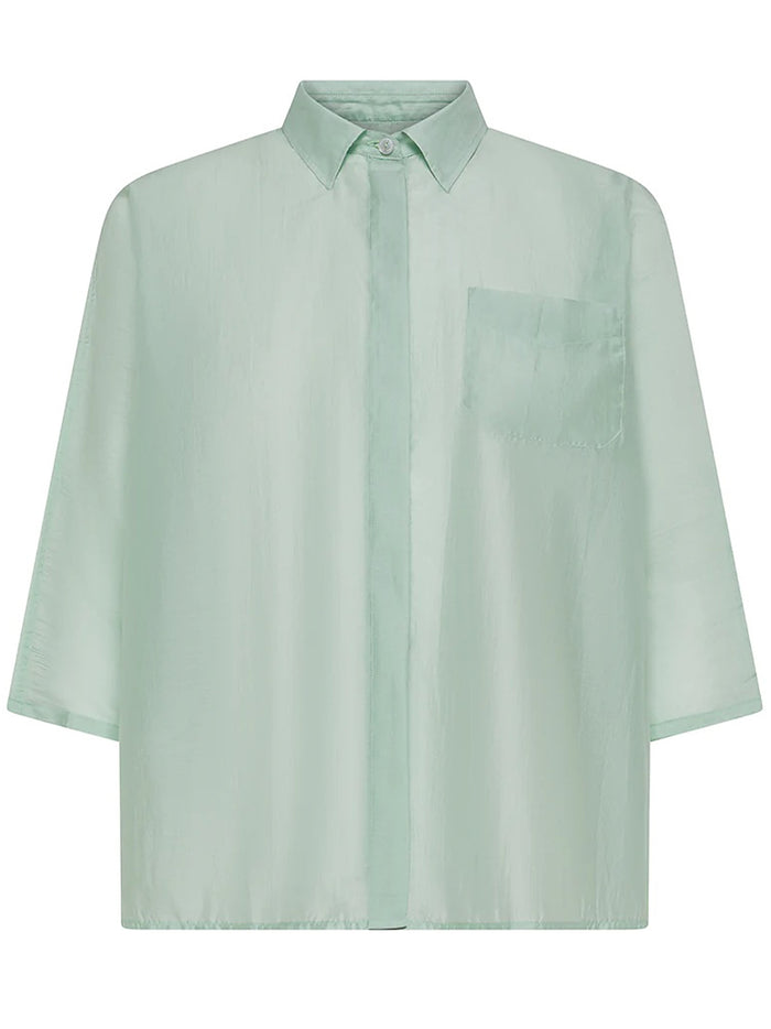 Shirt Blue Camicia