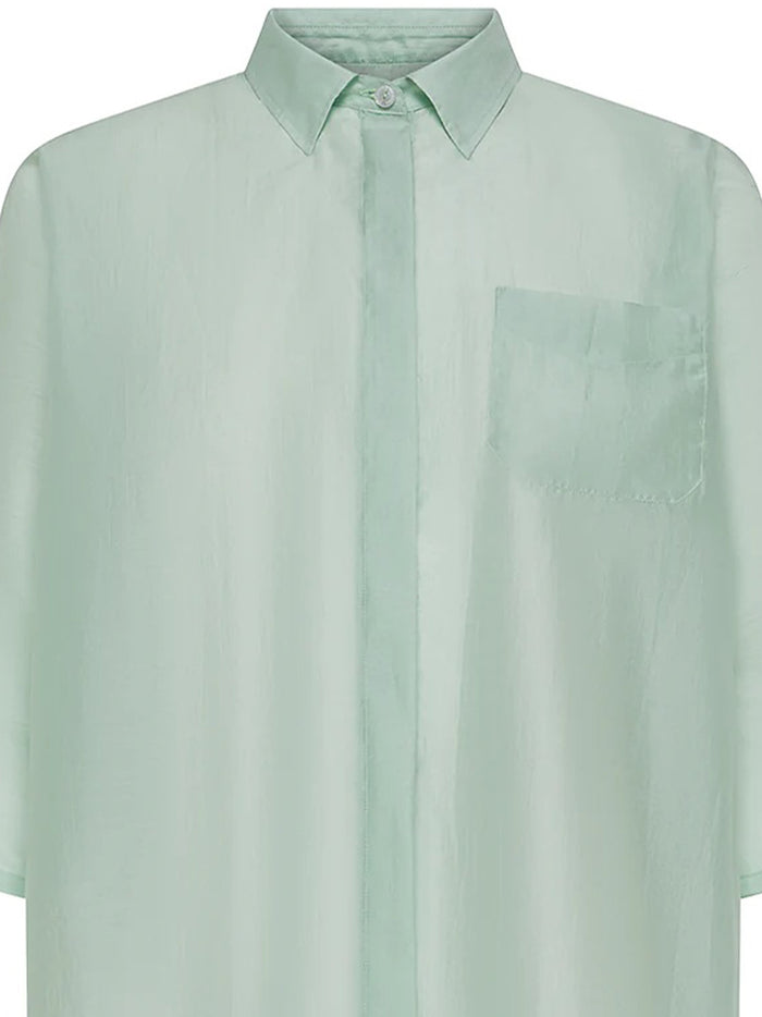Shirt Blue Camicia