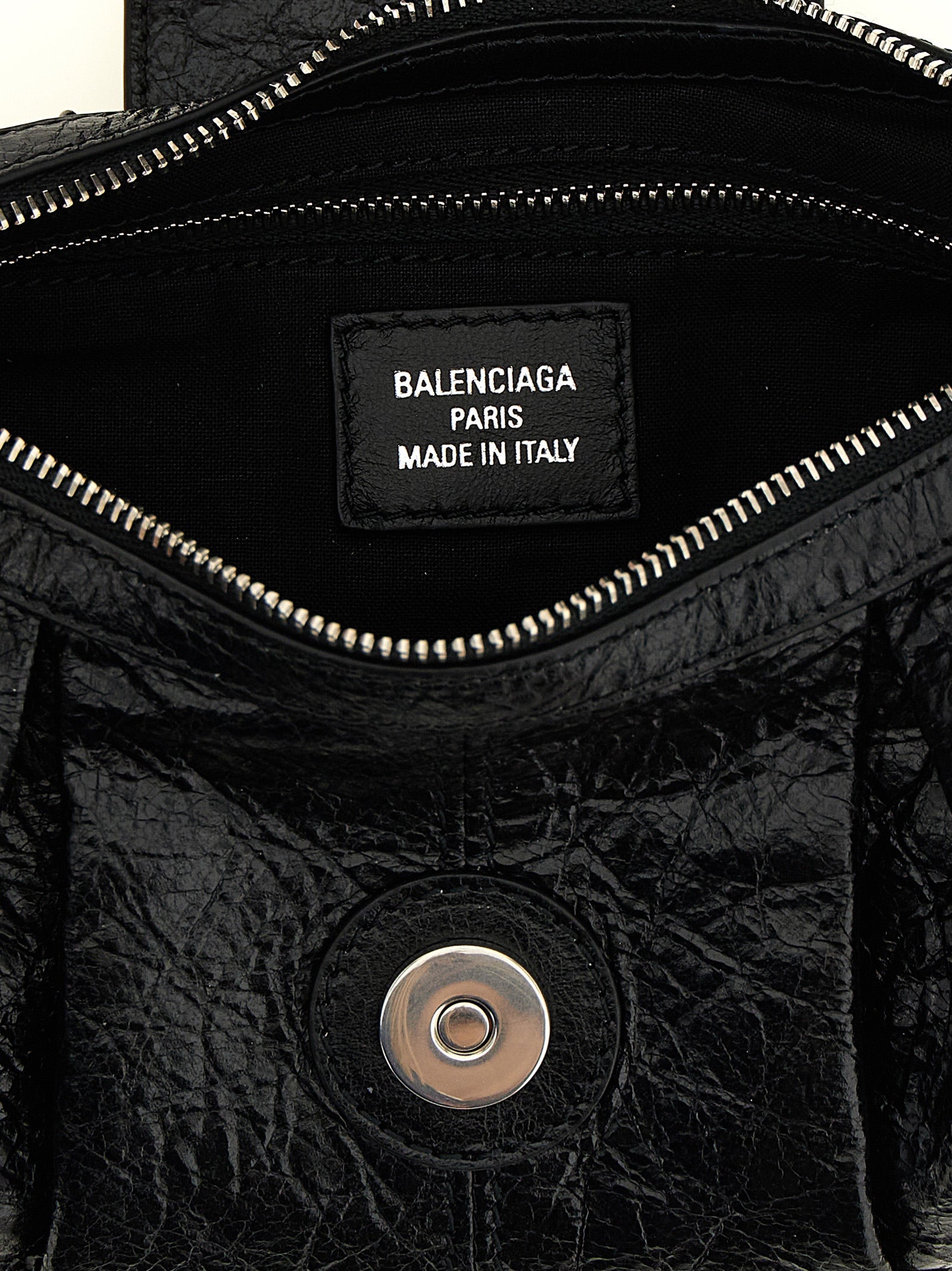 Pamela small shoulder bag Black Lamb Leather (ovis Aries)