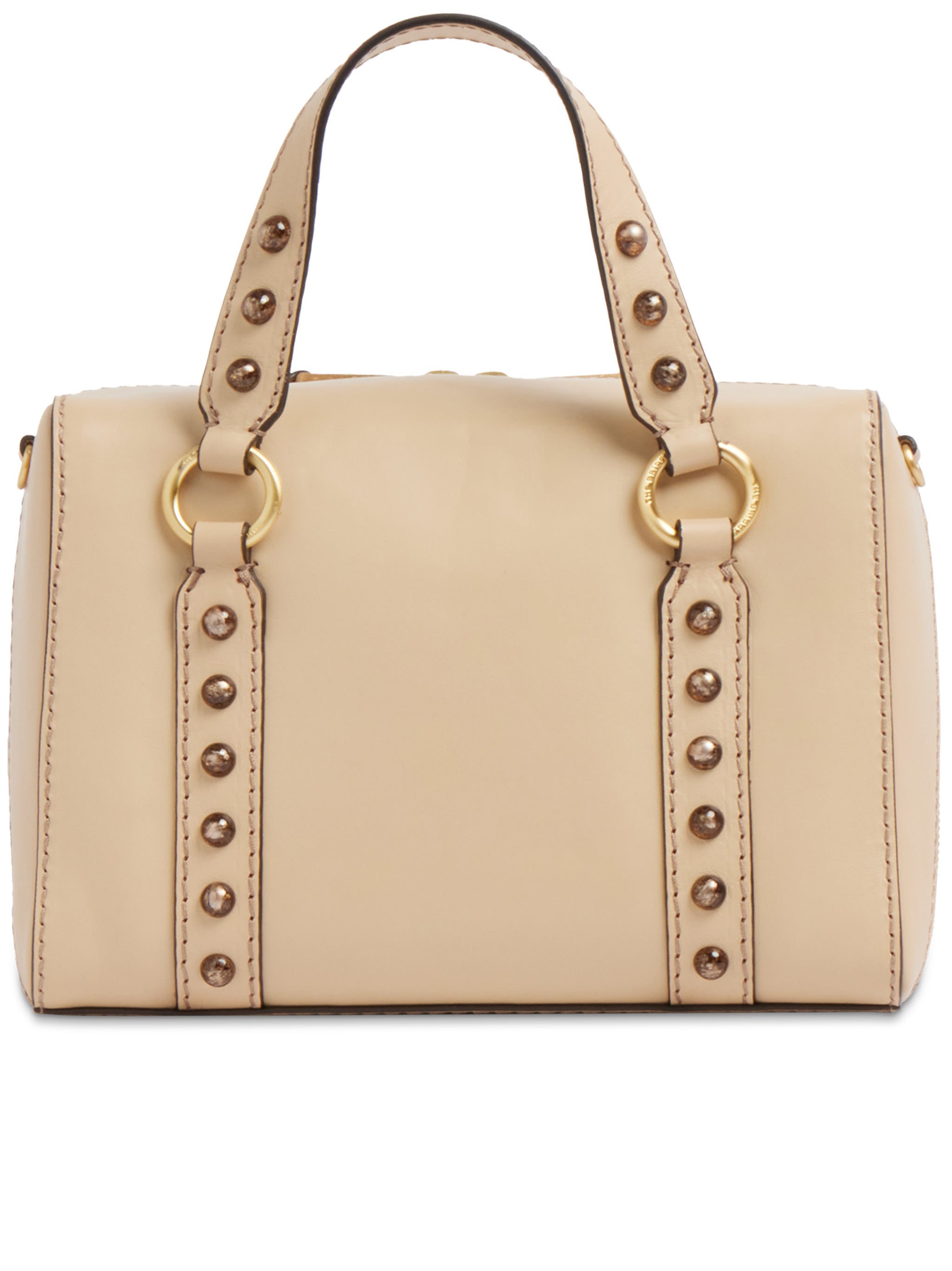 Handbag W-shoulder Nude & Neutrals Leather | Borsa
