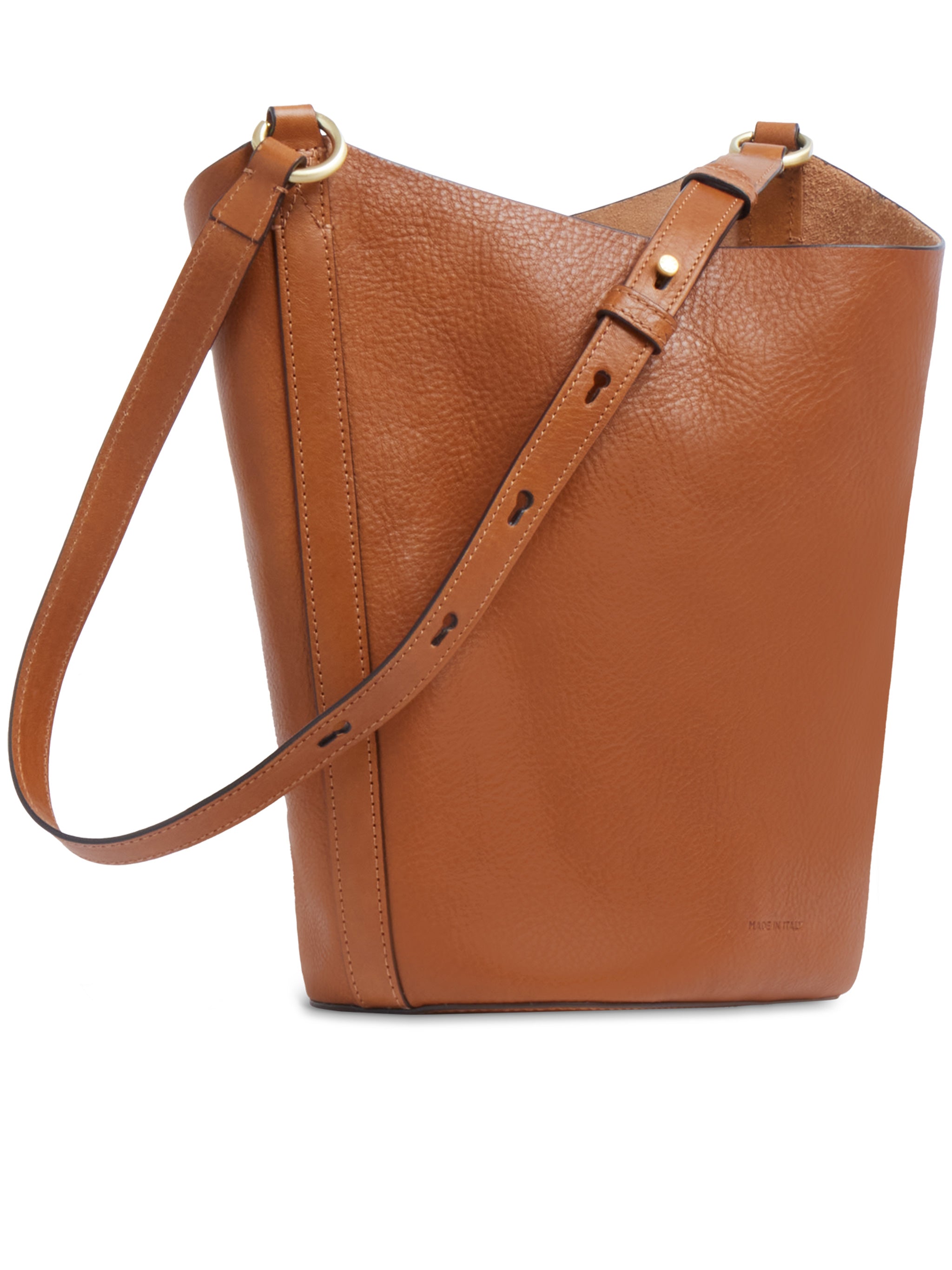Bucket Brown Leather | Borsa