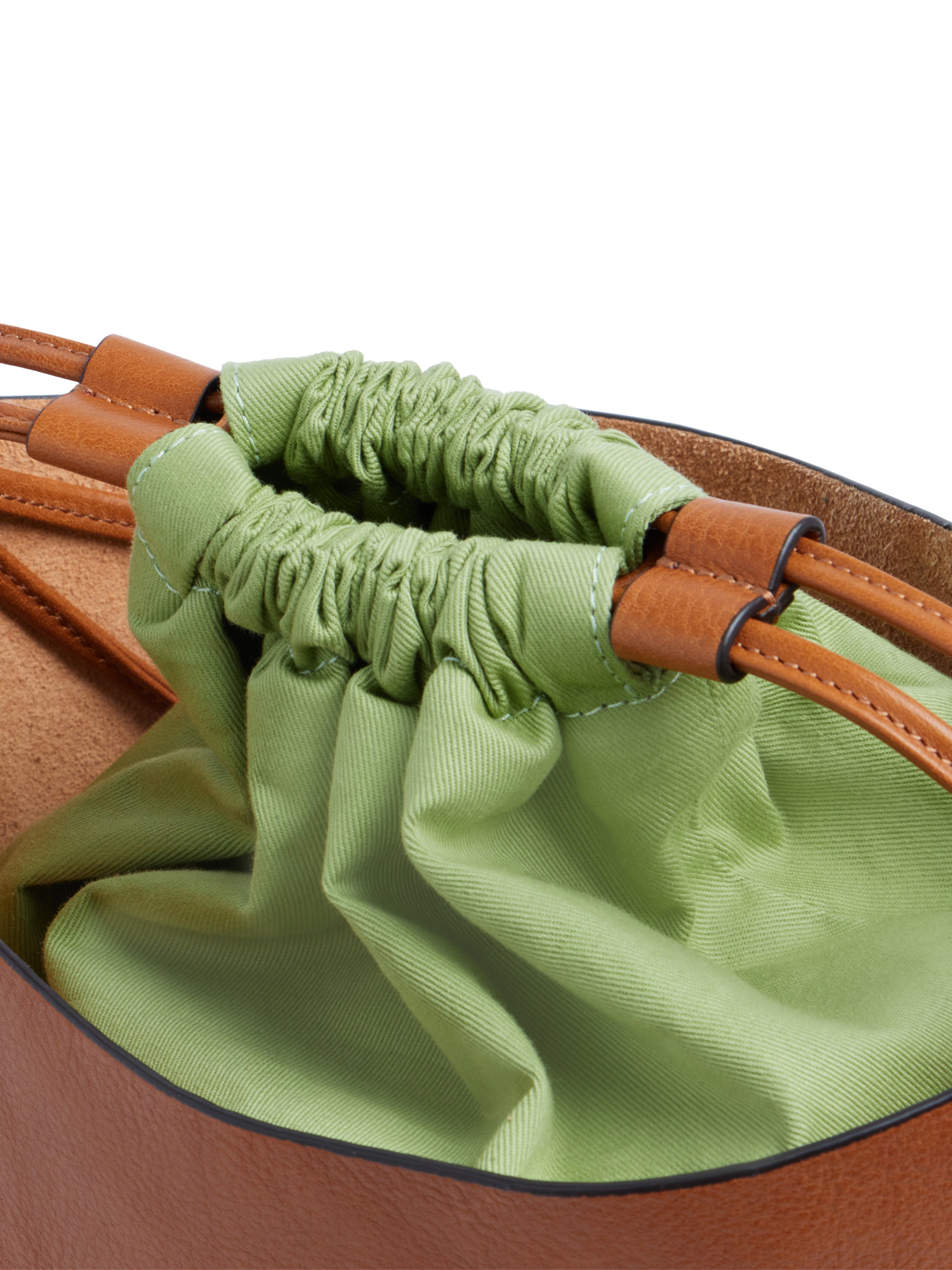 Bucket Brown Leather | Borsa