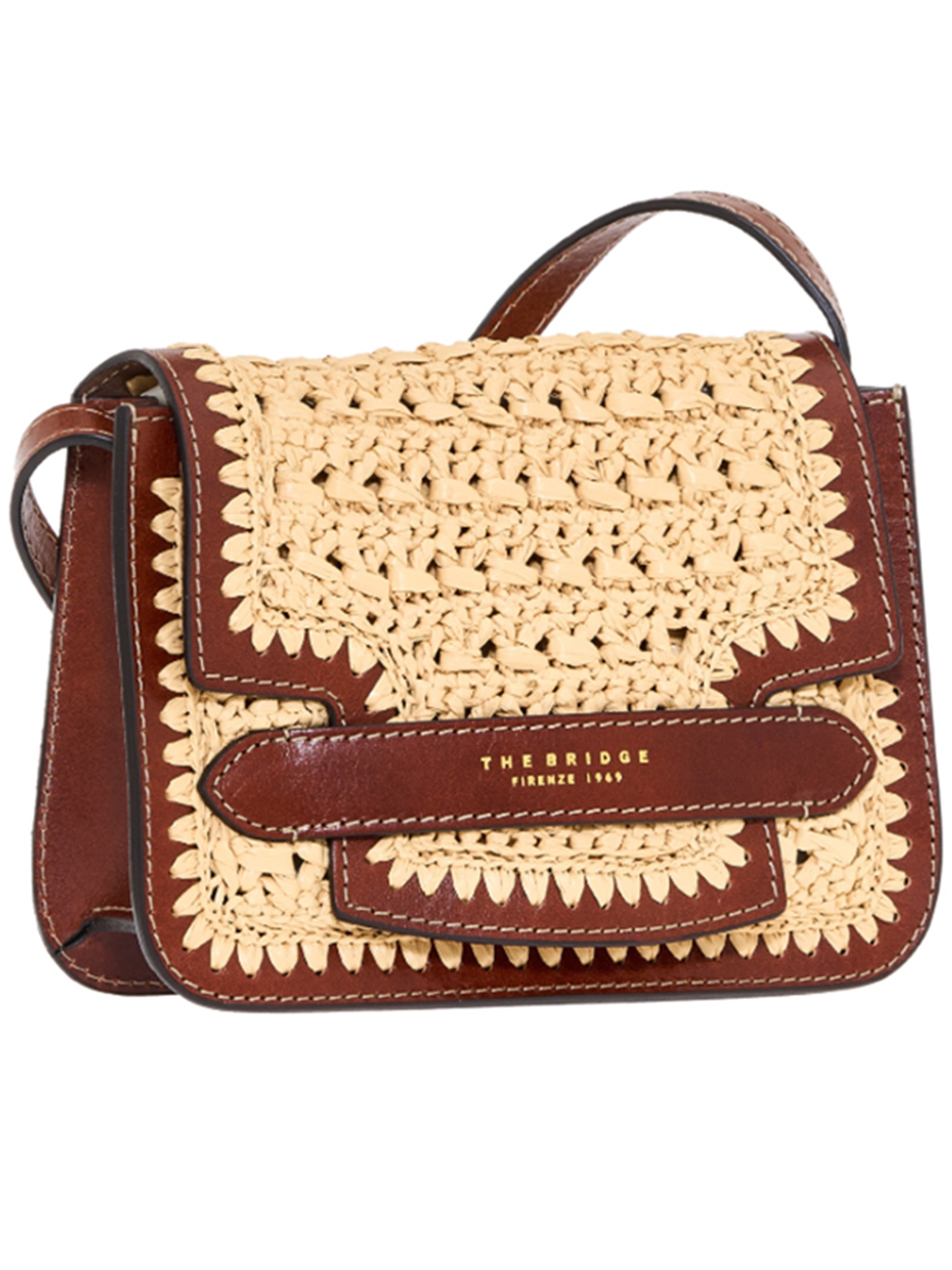 Crossbody Brown Raffia | Borsa