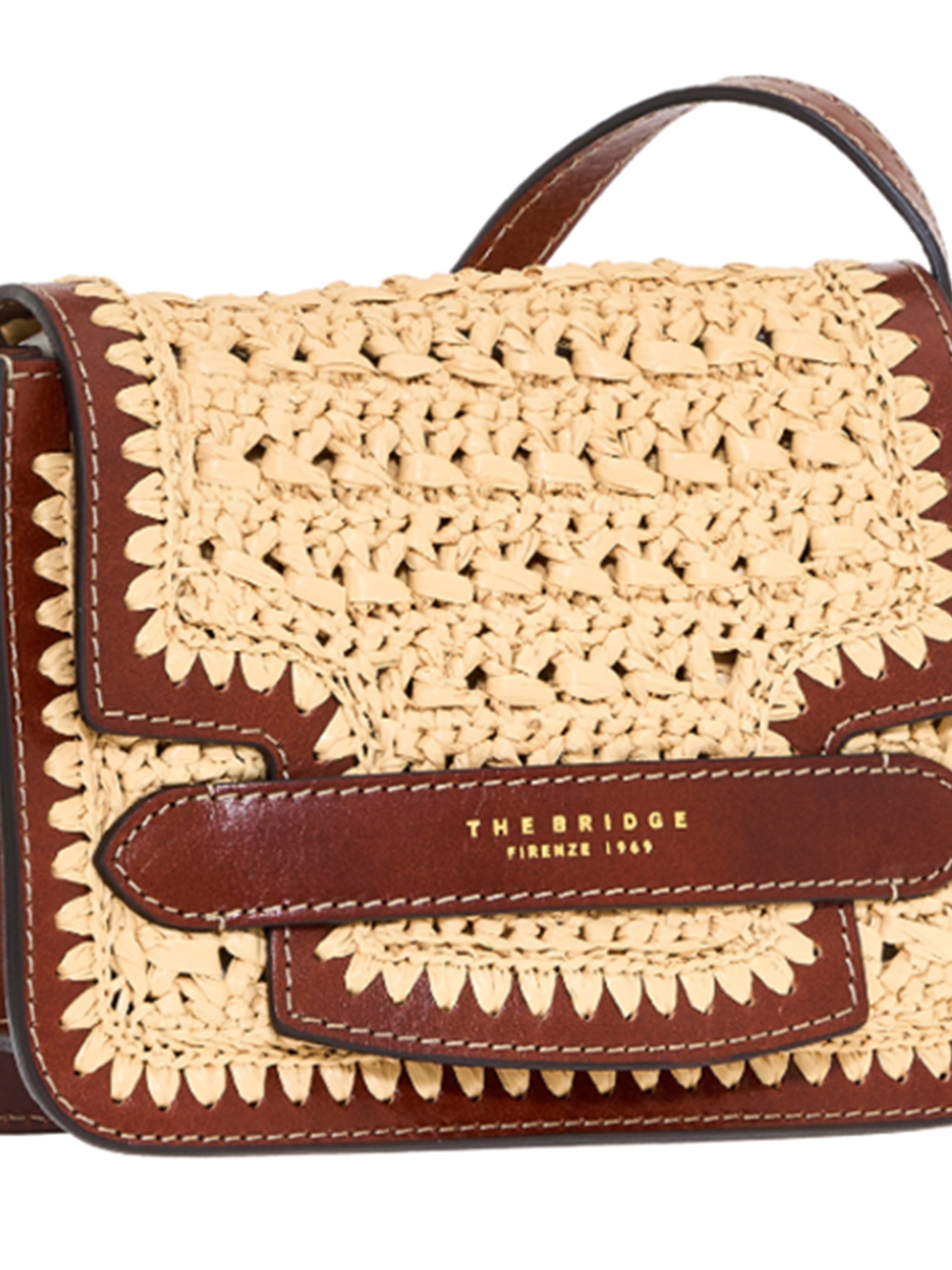 Crossbody Brown Raffia | Borsa