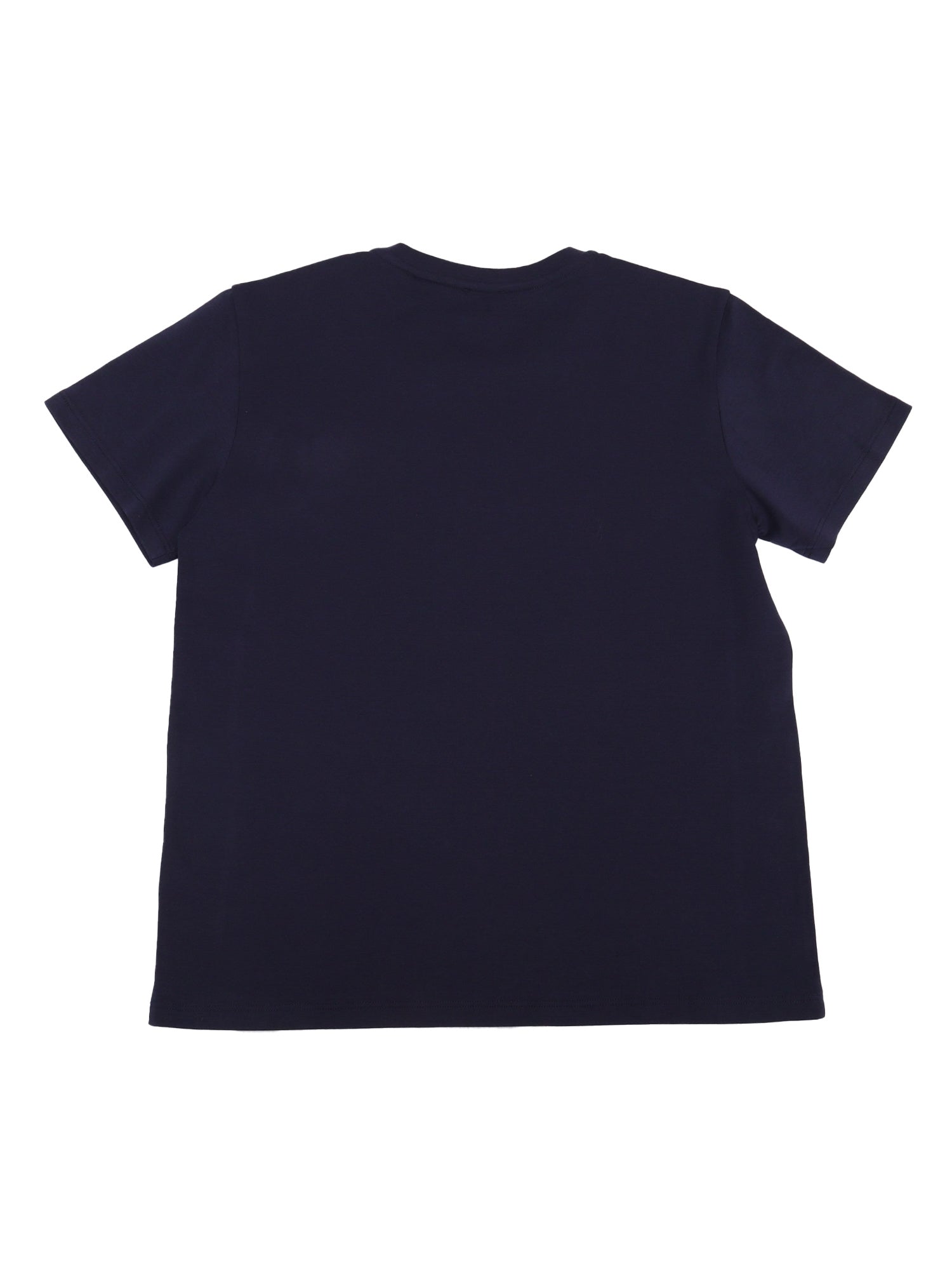T-Shirt Blue Cotton Short Sleeves