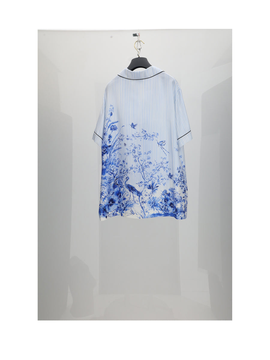 Jacket Blue Silk