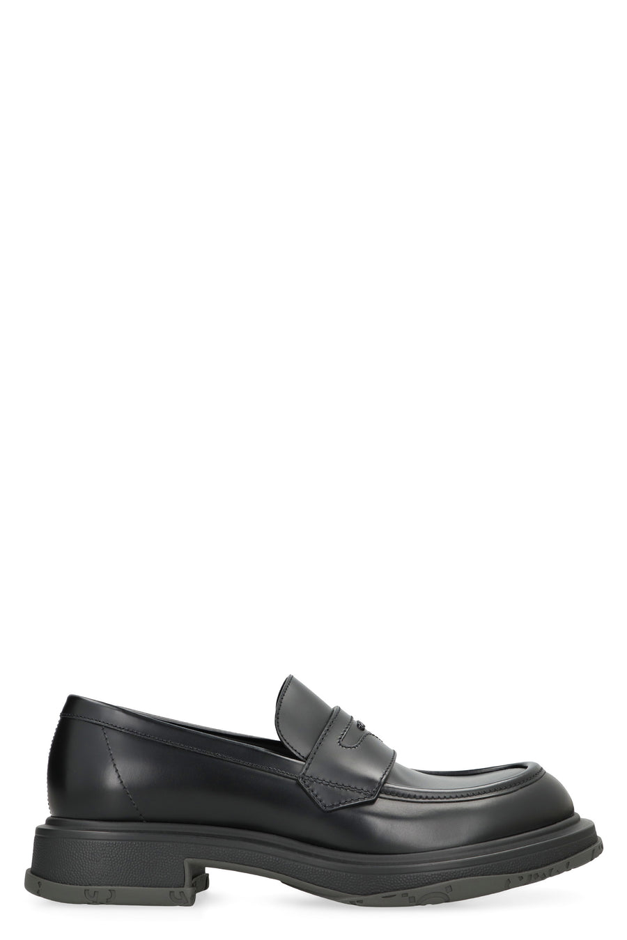 Leather Loafers, Black Calf Skin