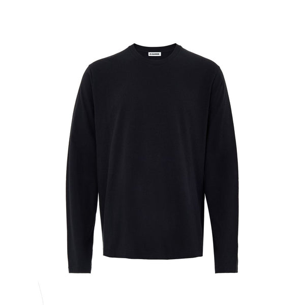 Jil Sander 90% Cotton t-shirt in black