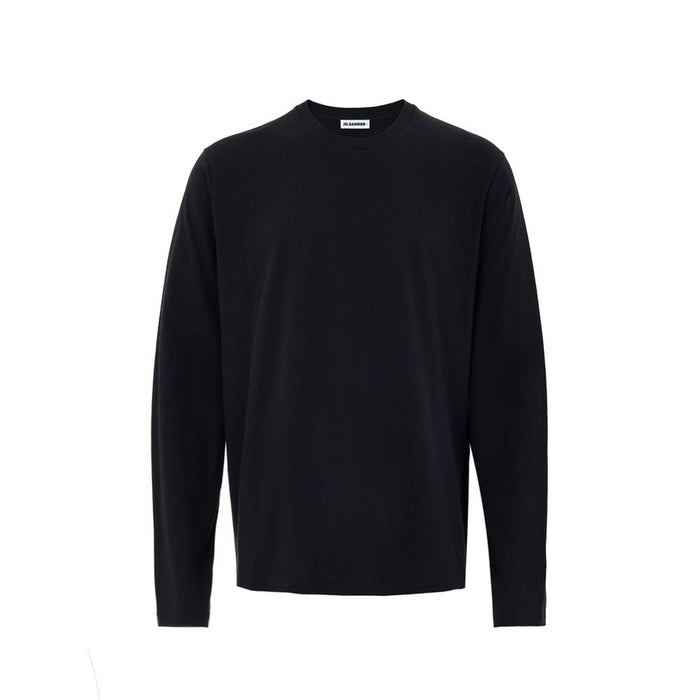 Jil Sander 90% Cotton t-shirt in black