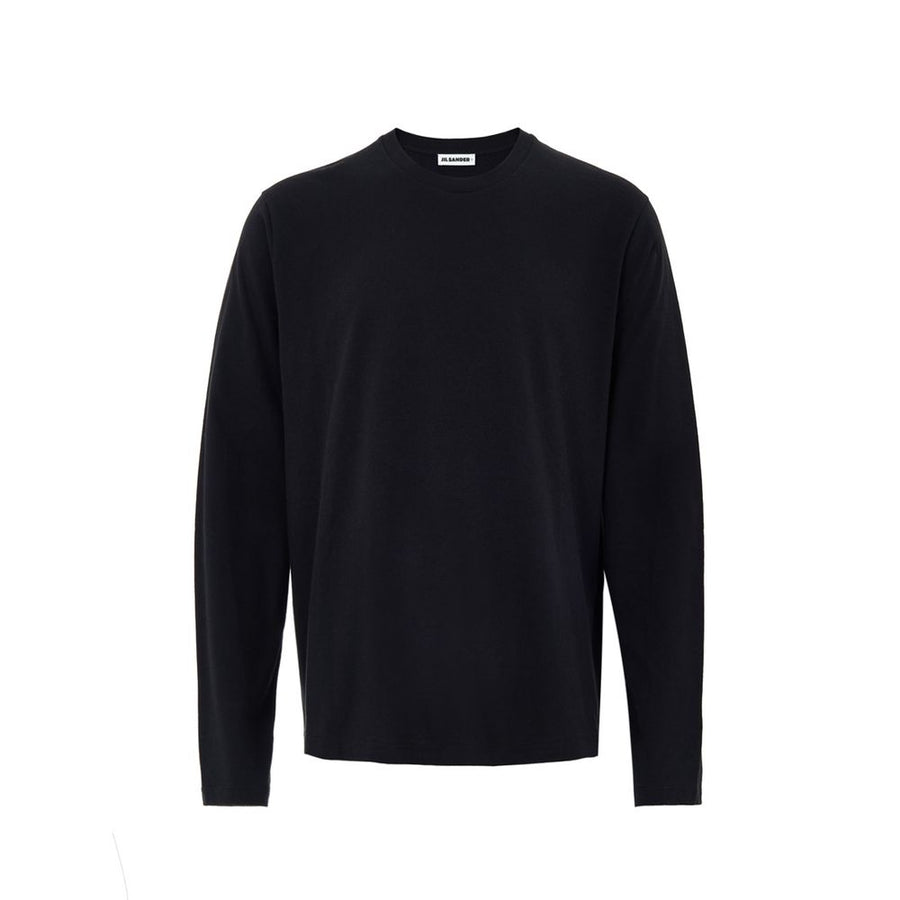 Jil Sander 90% Cotton t-shirt in black