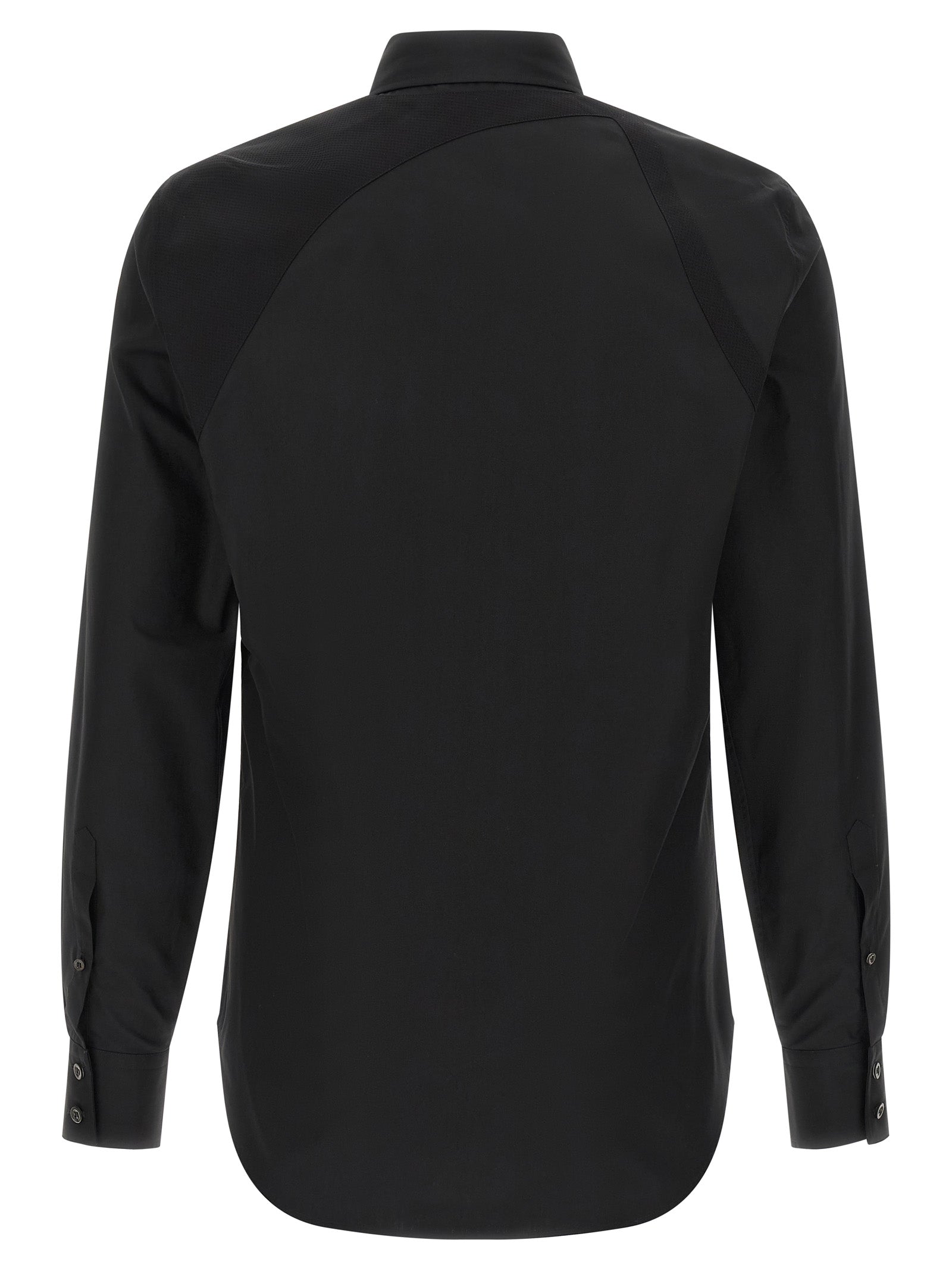 T Chain Harness shirt Black Cotton Shirt, Blouse