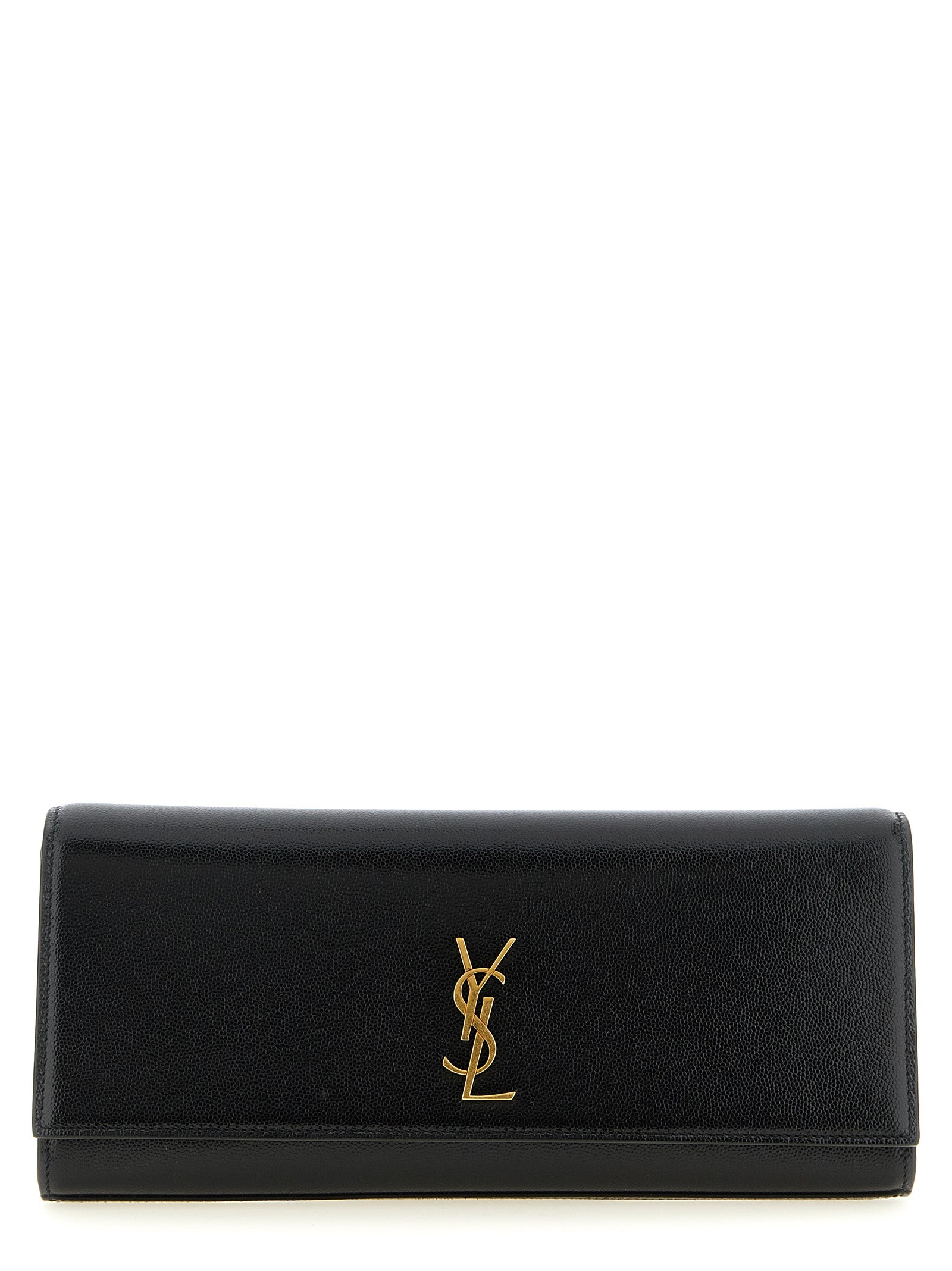 Kate clutch Black Calfskin Leather (bos Taurus)