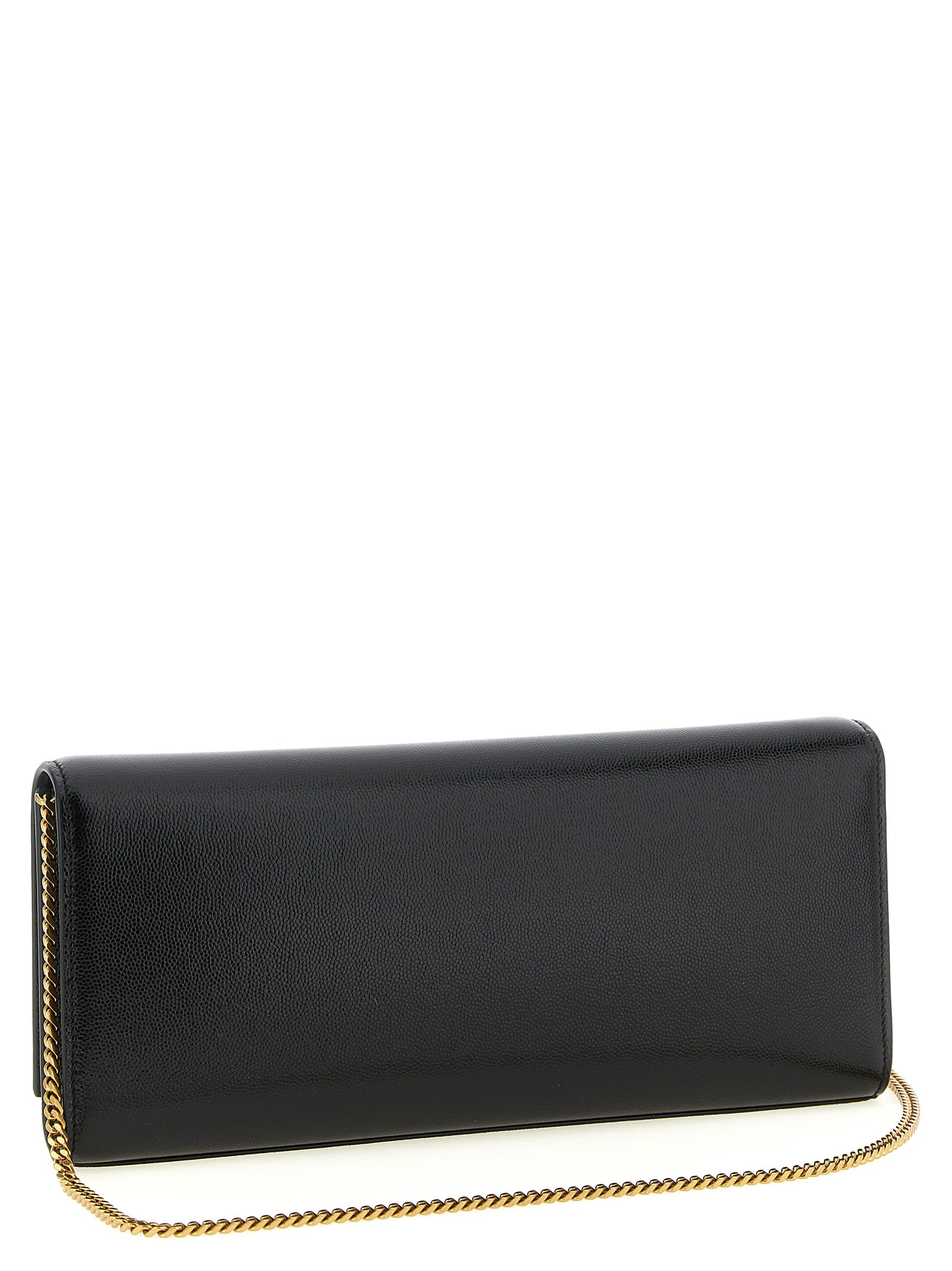 Kate clutch Black Calfskin Leather (bos Taurus)