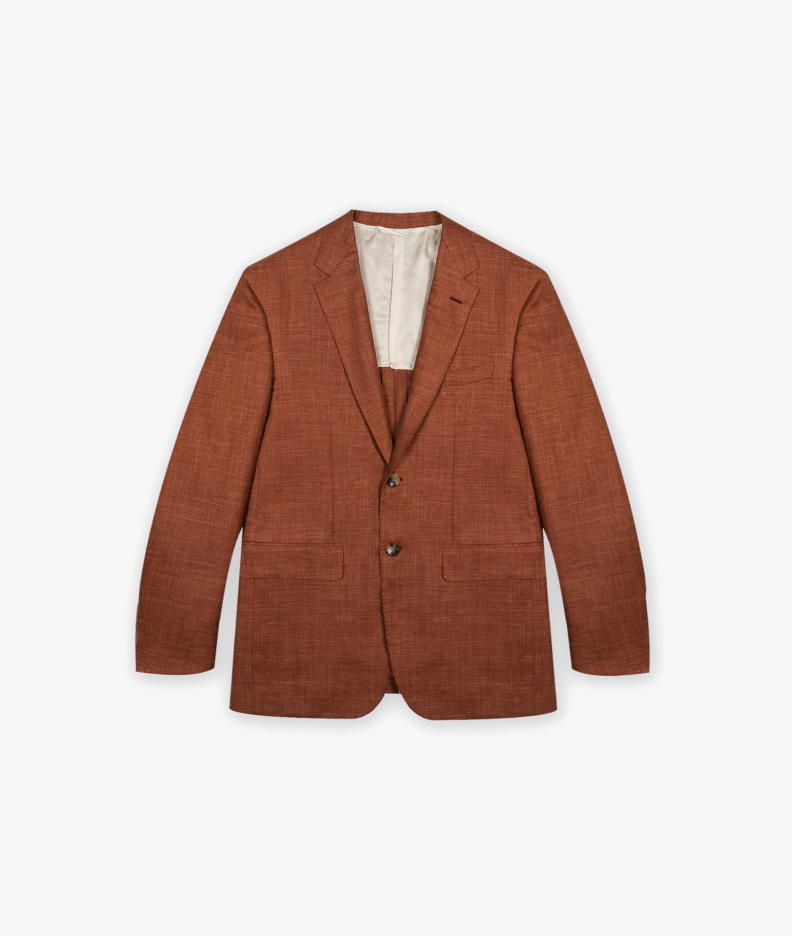 Single-Breasted Jacket Abu Dhabi Brown Tailored Made